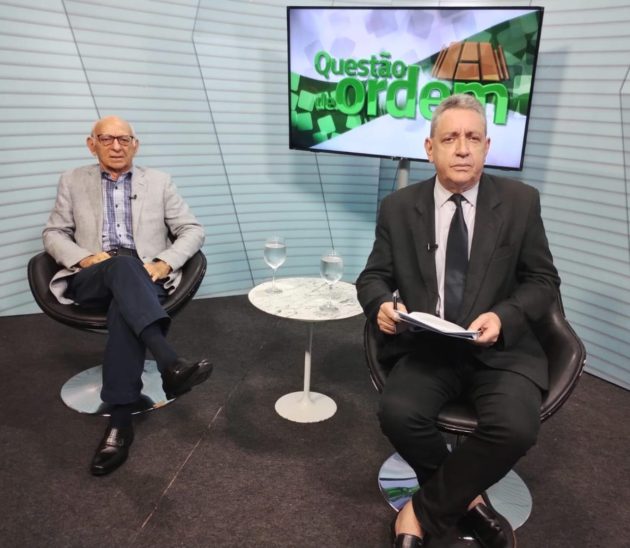 Advogado Gerson Fonteles e jornalista Renato Abreu