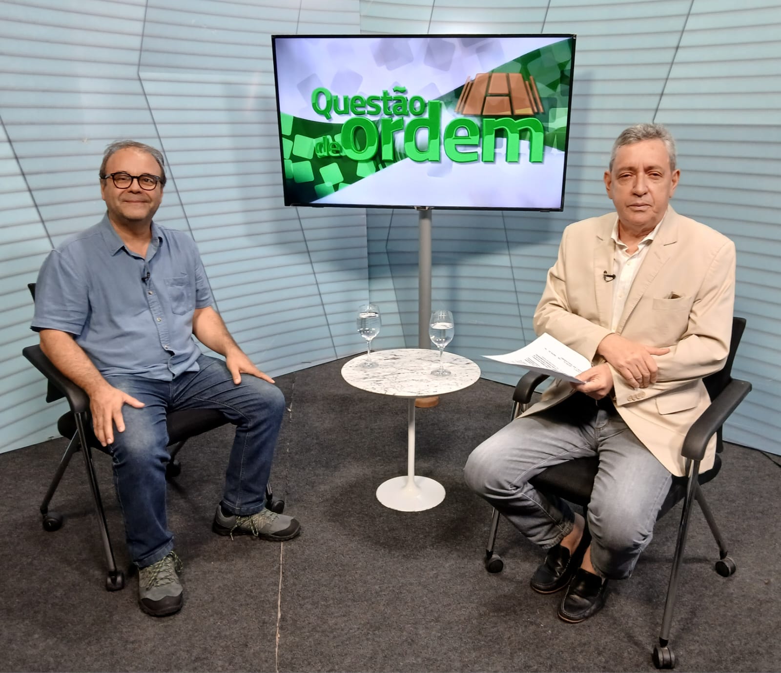 Professor da UFABC Sérgio Amadeu e jornalista Renato Abreu