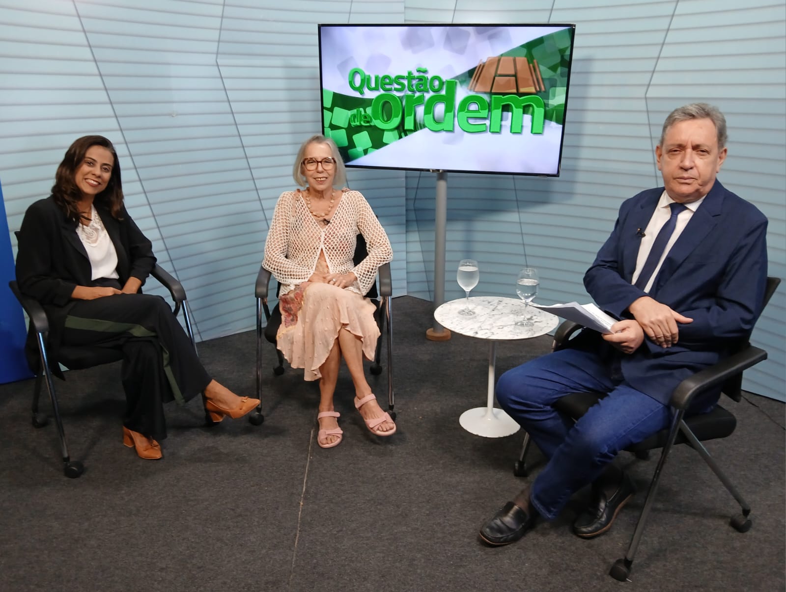 Patricia Oliveira, coordenadora do EFTA ; Lúcia Alencar, da Secretaria dos Direitos Humanos do Ceará e jornalista Renato Abreu