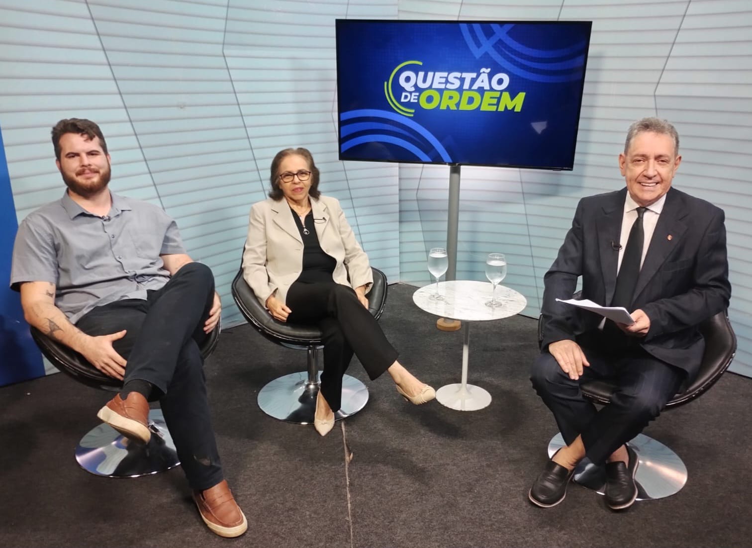 Gabriel Marinho, Lucíola Cabral e Renato Abreu
