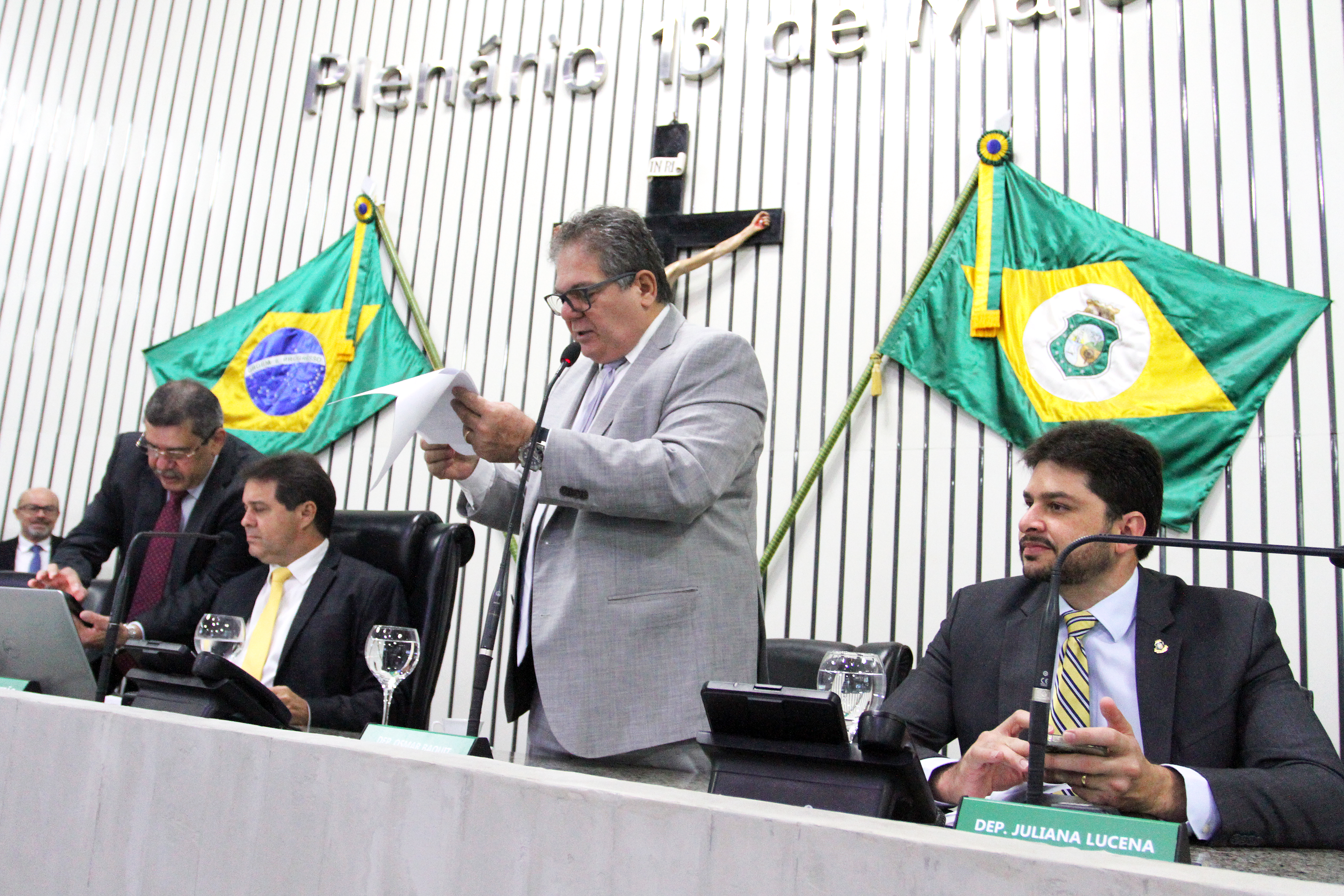 Abertura dos trabalhos da 1ª sessão ordinária da 1ª sessão legislativa da 31ª Legislatura