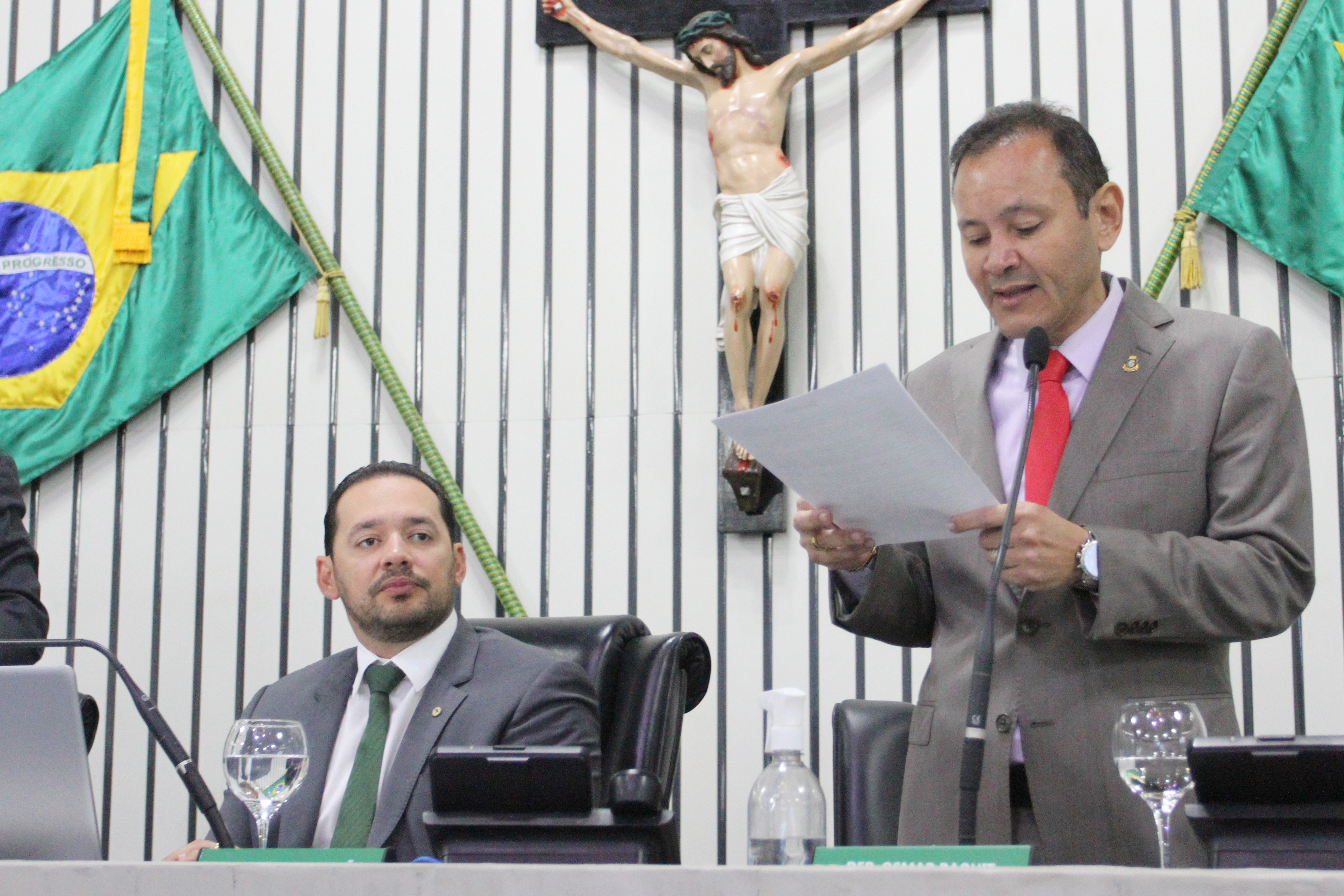 Abertura dos trabalhos da nona sessão ordinária