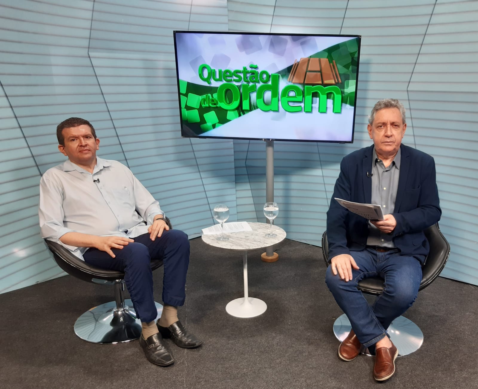 Jornalistas Salomão de Castro e Renato Abreu