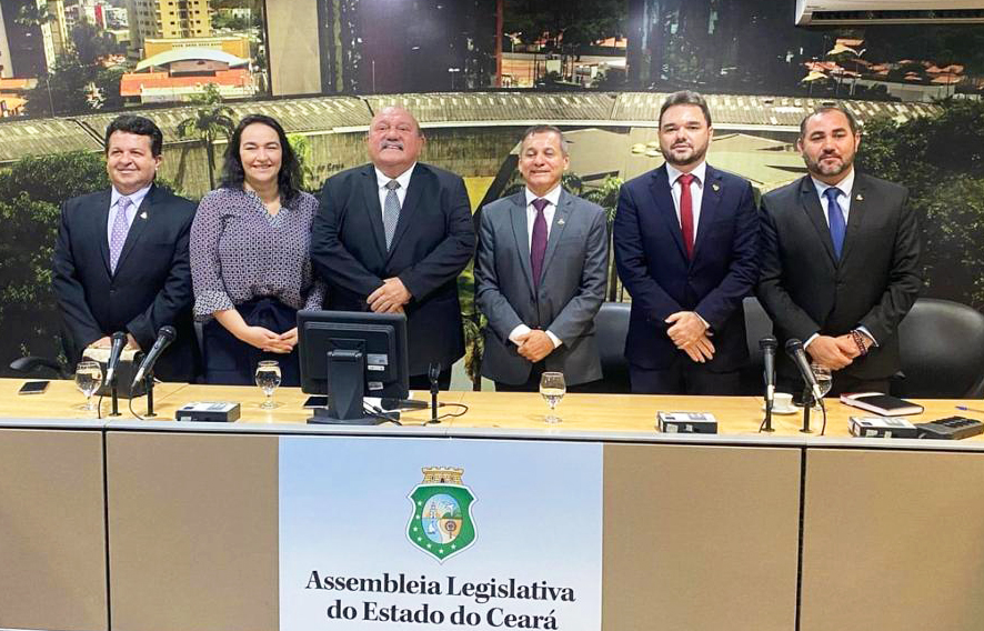 Jeová Mota (PDT), Dra. Silvana (PL), Fernando Hugo (PSD), Firmo Camurça (União), Alysson Aguiar (PCdoB) e Missias Dias (PT)
