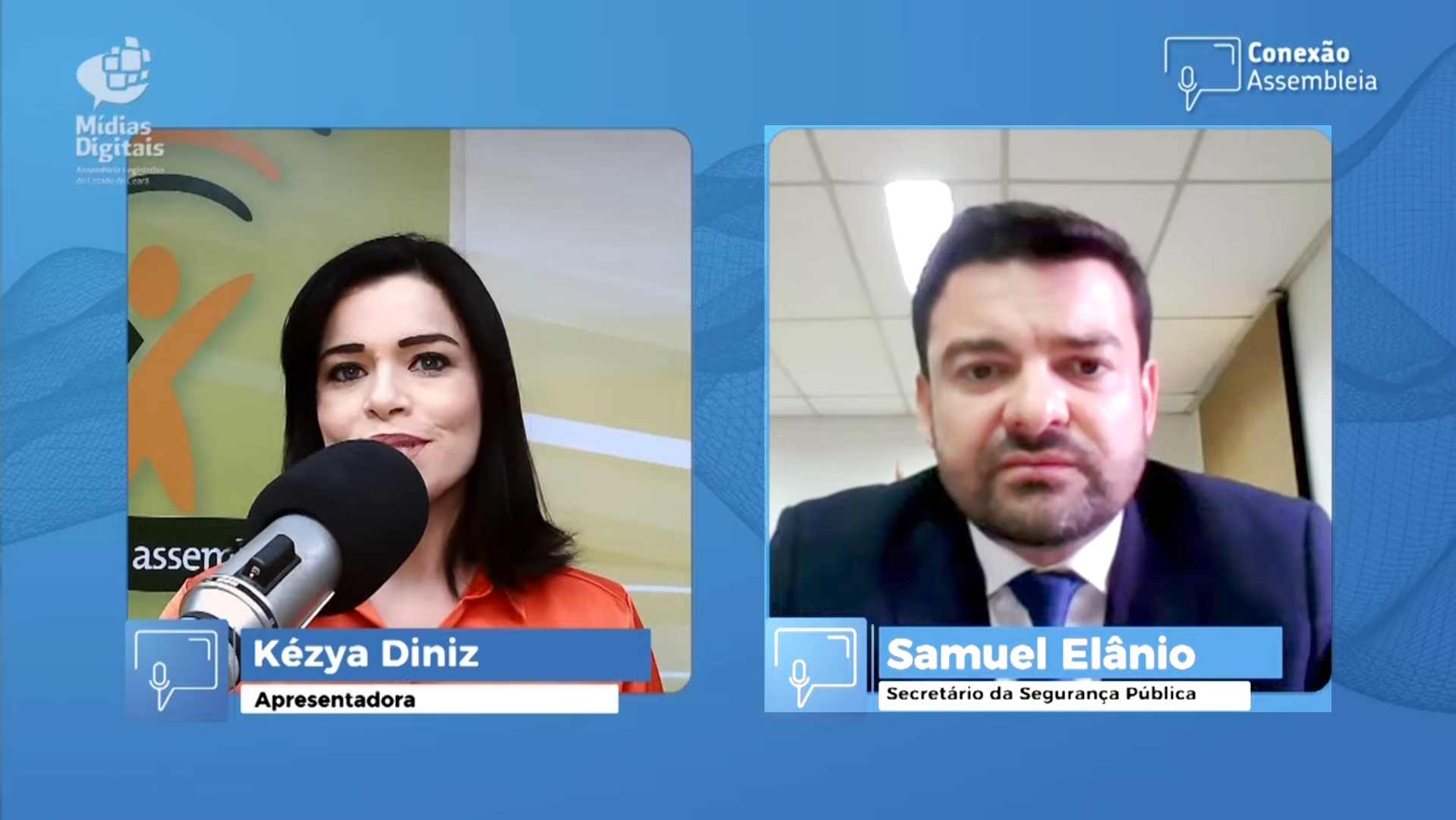 Conexão Assembleia conversa com o secretário de Segurança Pública e Defesa Social, Samuel Elânio