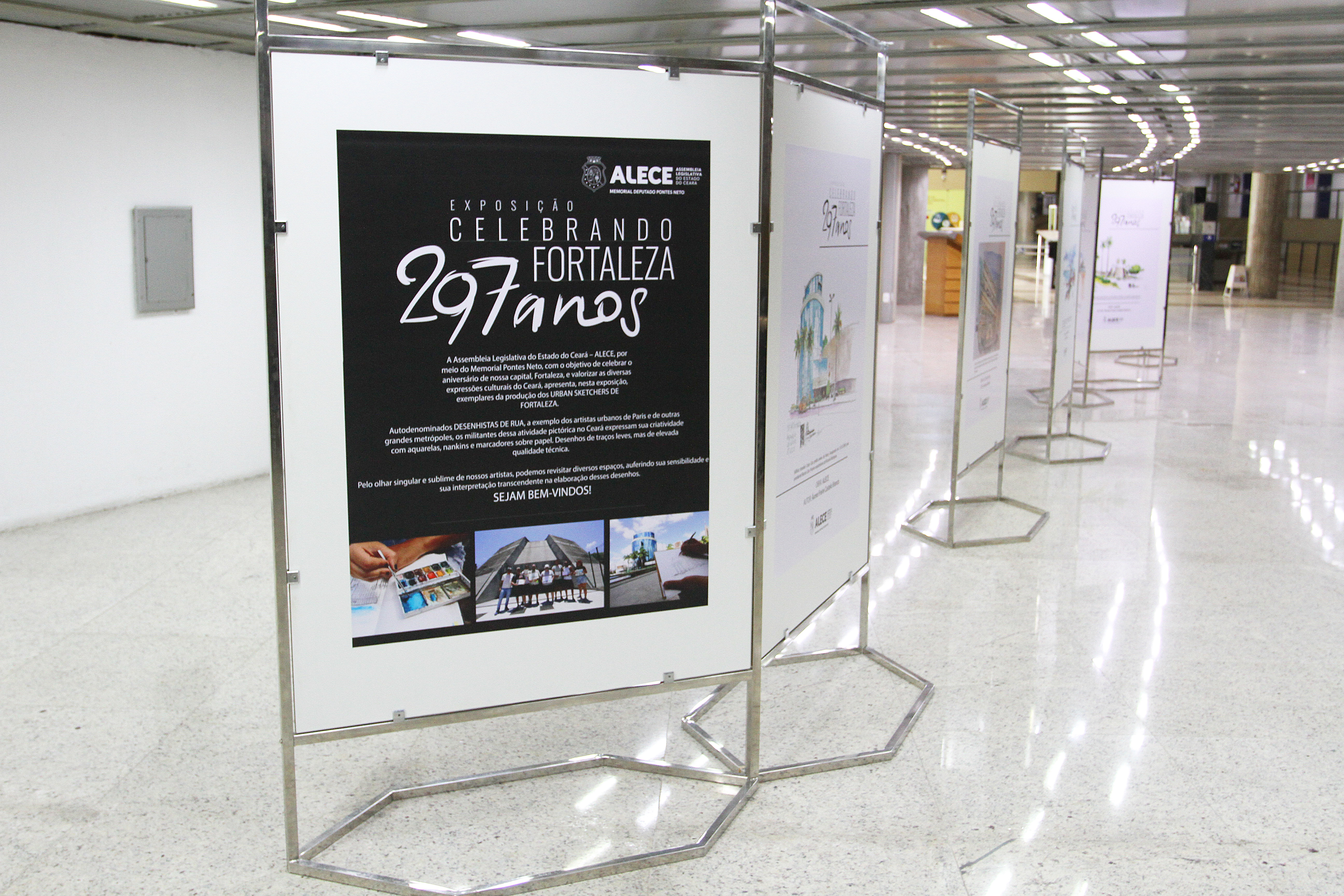 Exposição no Malce celebra 297 anos de Fortaleza