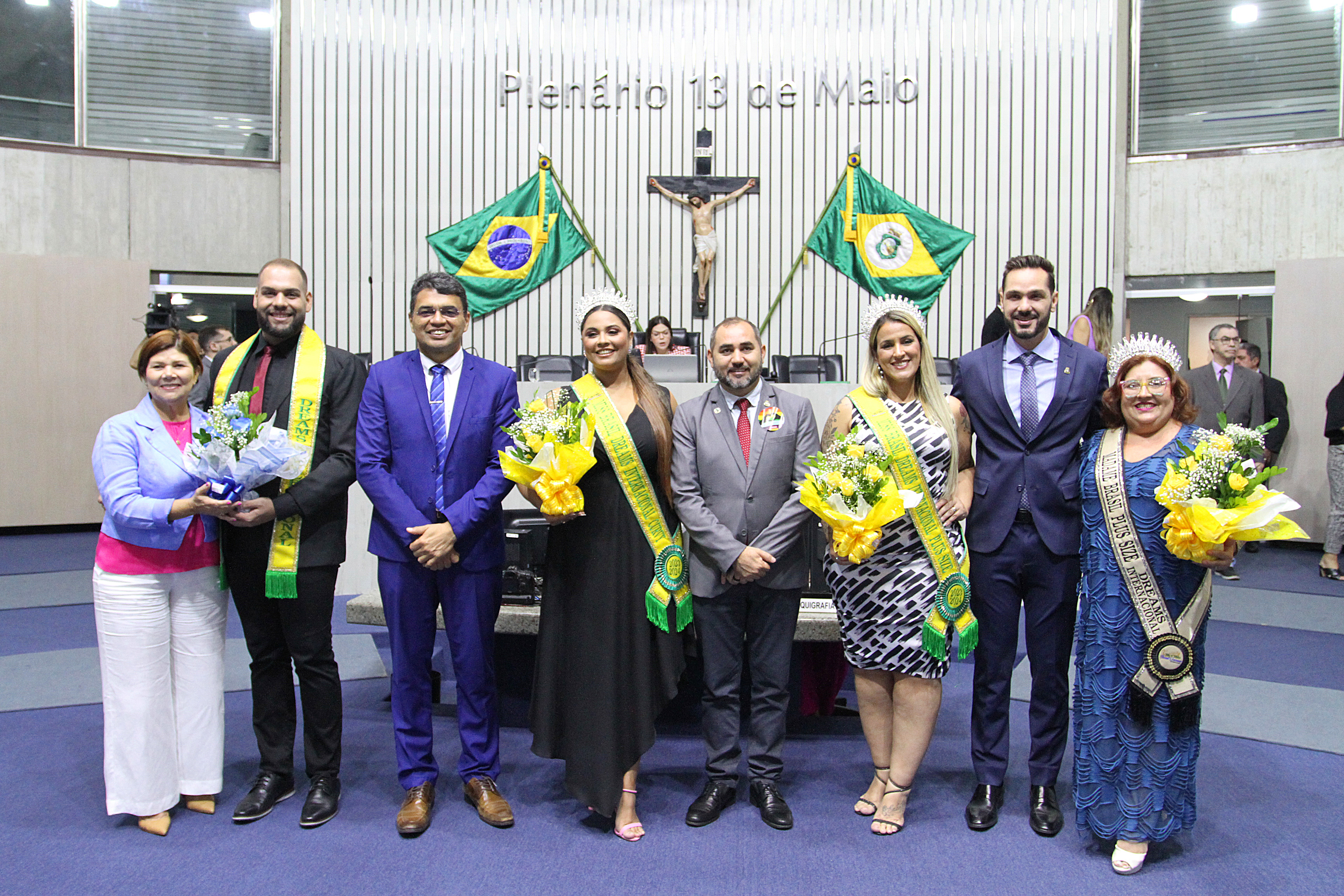 Alece recebe visitas de Miss e Mister Dreams Internacional