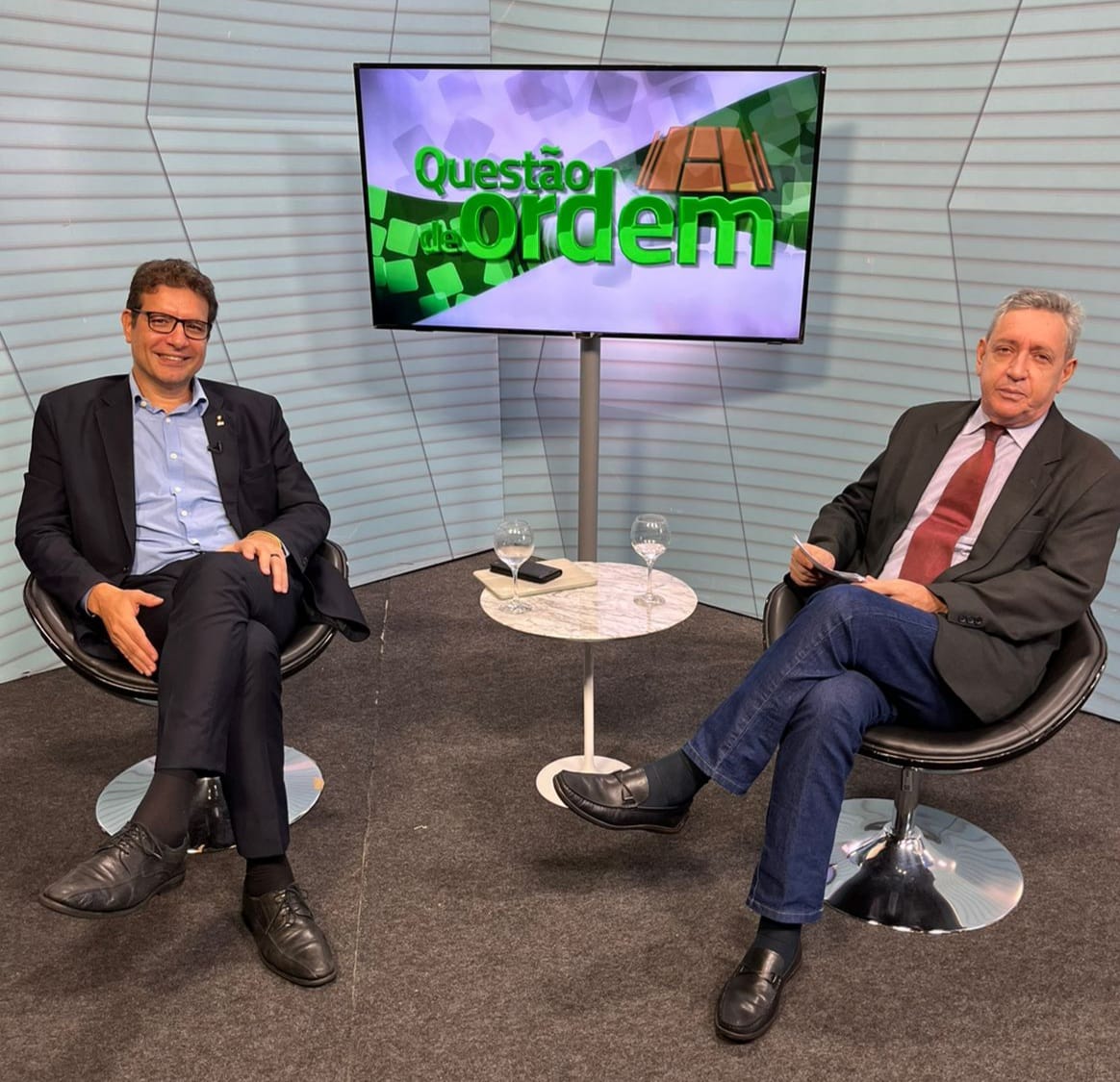 Deputado Renato Roseno e jornalista Renato Abreu