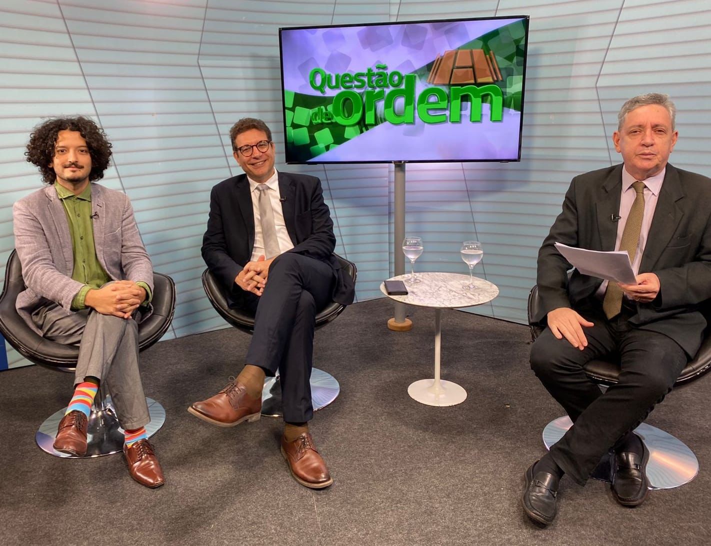 Miguel Rodrigues, coordenador do Escritório Frei Tito, deputado Renato Roseno é jornalista Renato Abreu