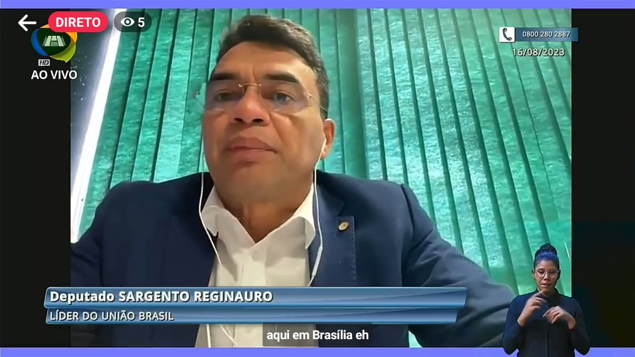 Deputado Sargento Reginauro (União)