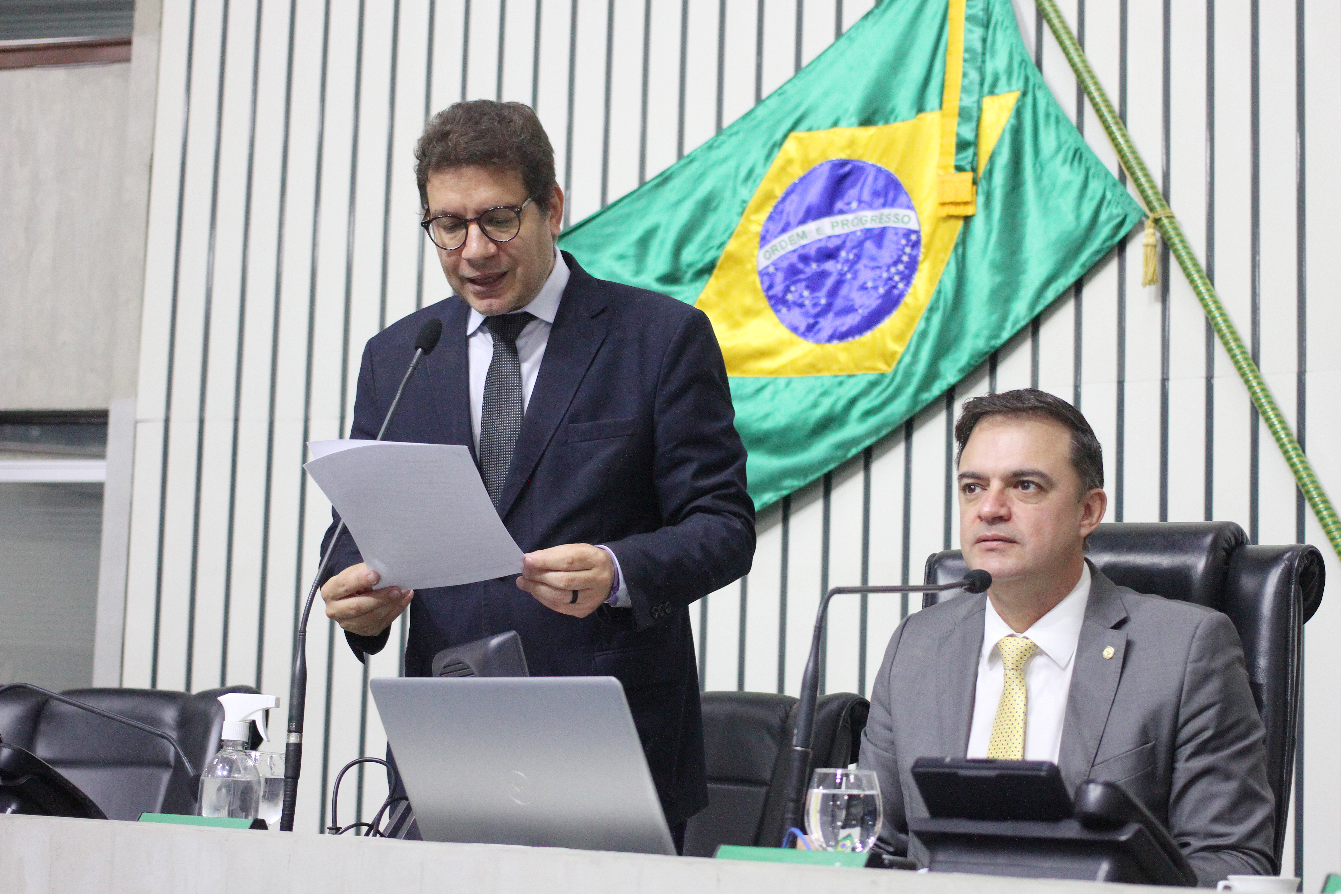 Abertura dos trabalhos da sessão legislativa desta quinta-feira