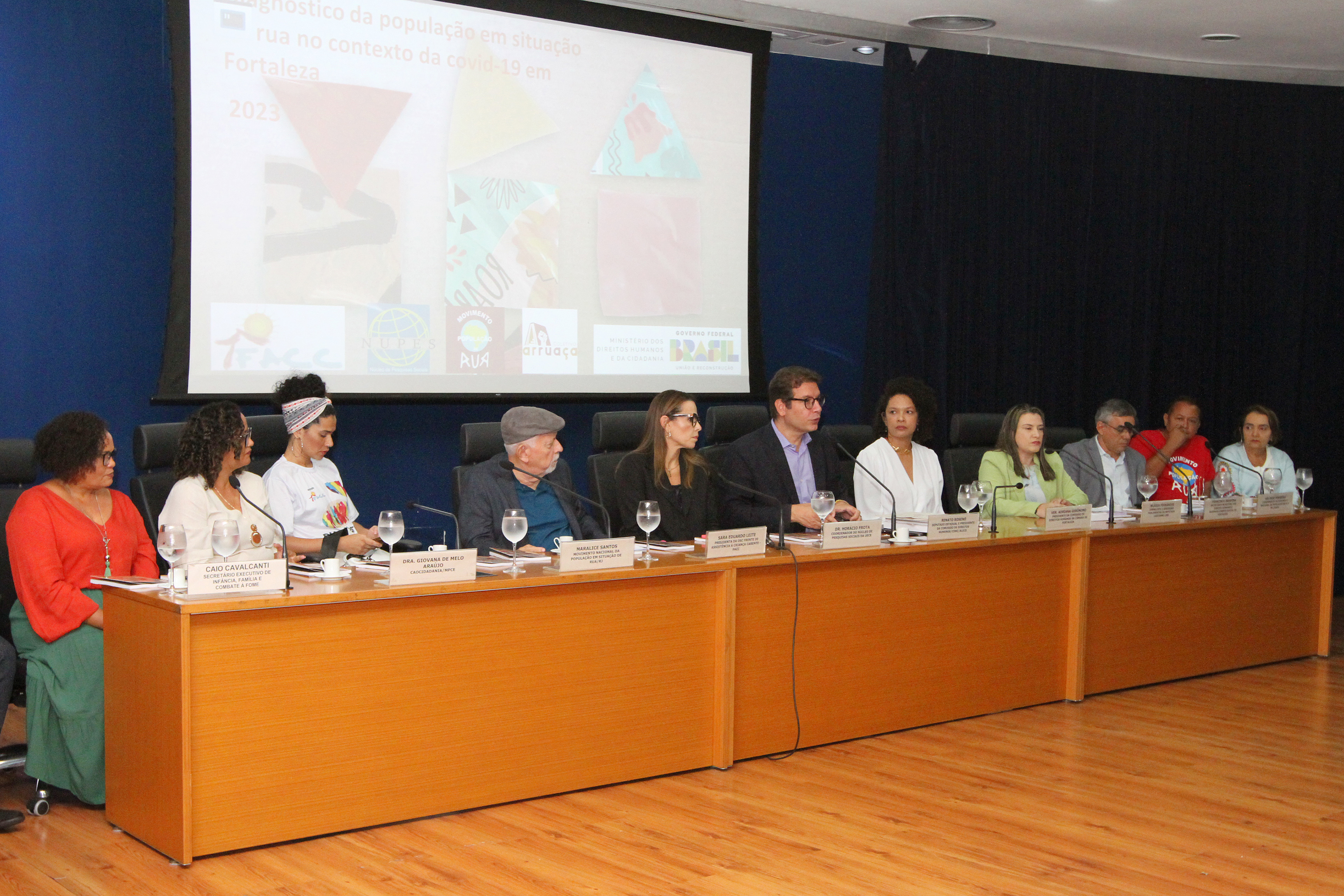 Diagnóstico da população em situação de rua em Fortaleza é lançado em audiência