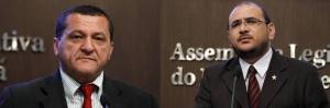 Deputados Dedé Teixeira (PT) e Antonio Carlos (PT)