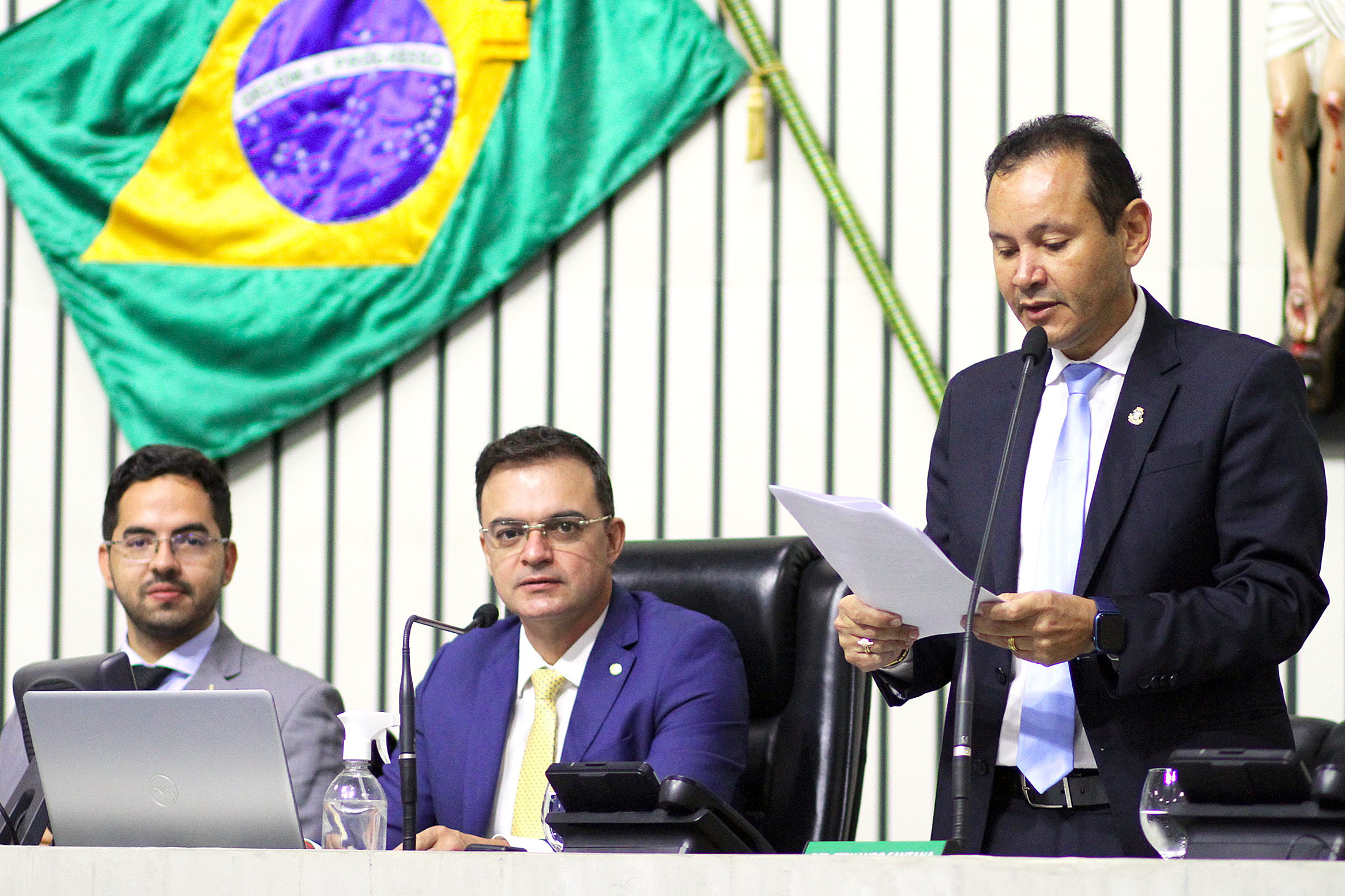 Abertura dos trabalhos da sessão legislativa desta terça-feira