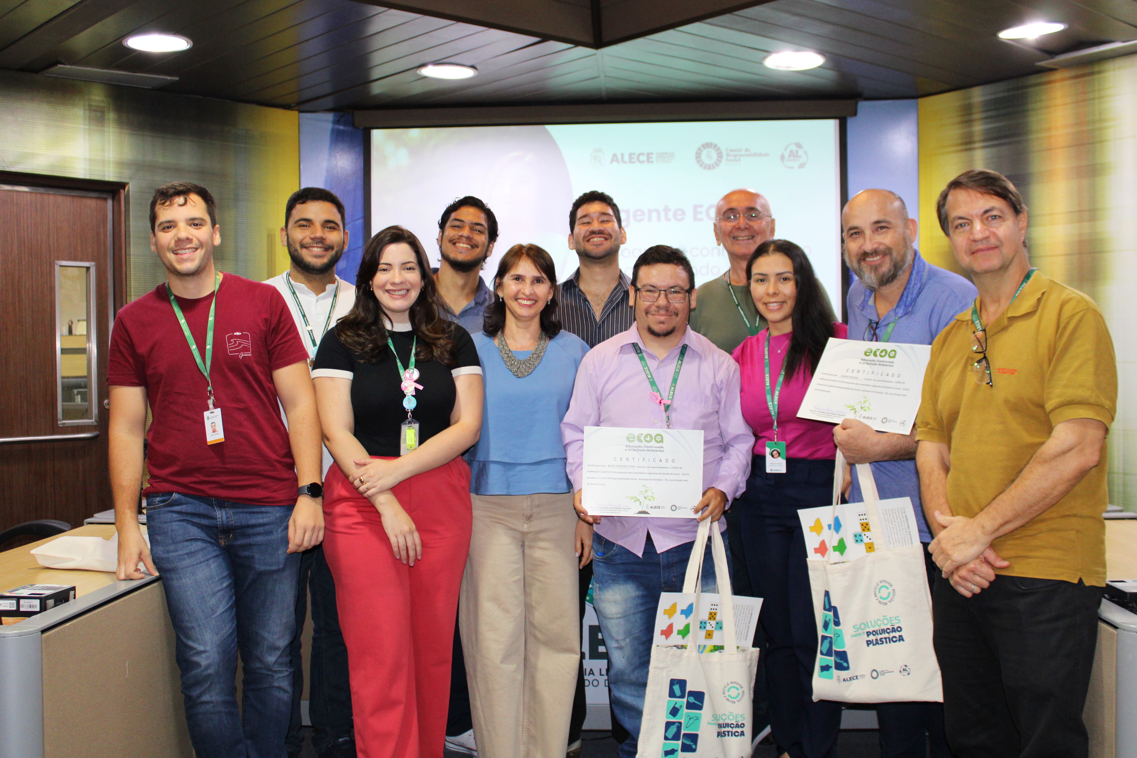 Célula de Sustentabilidade e Gestão Ambiental, do Comitê de Responsabilidade Social da Alece