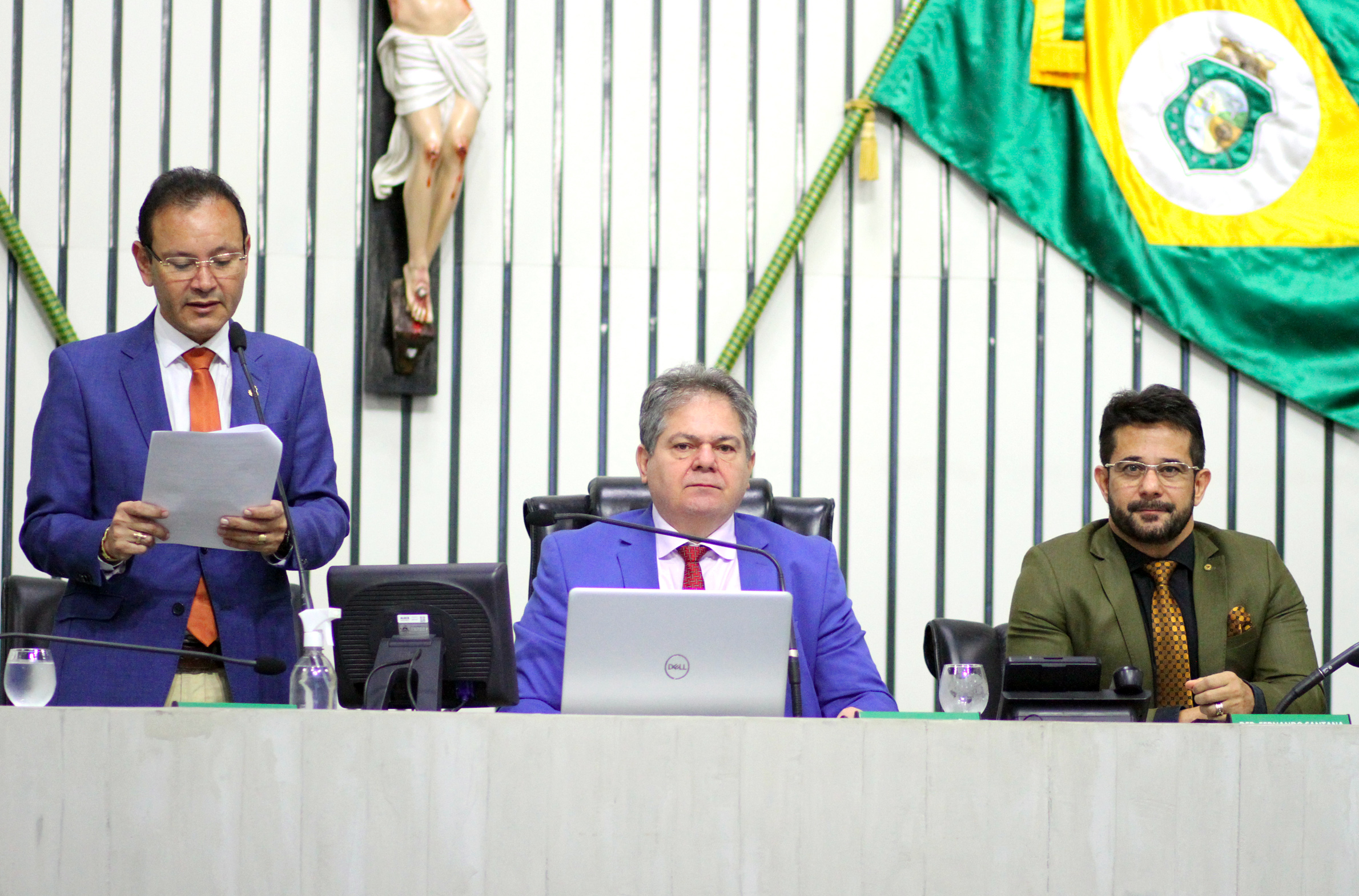 Abertura dos trabalhos da sessão legislativa desta quinta-feira