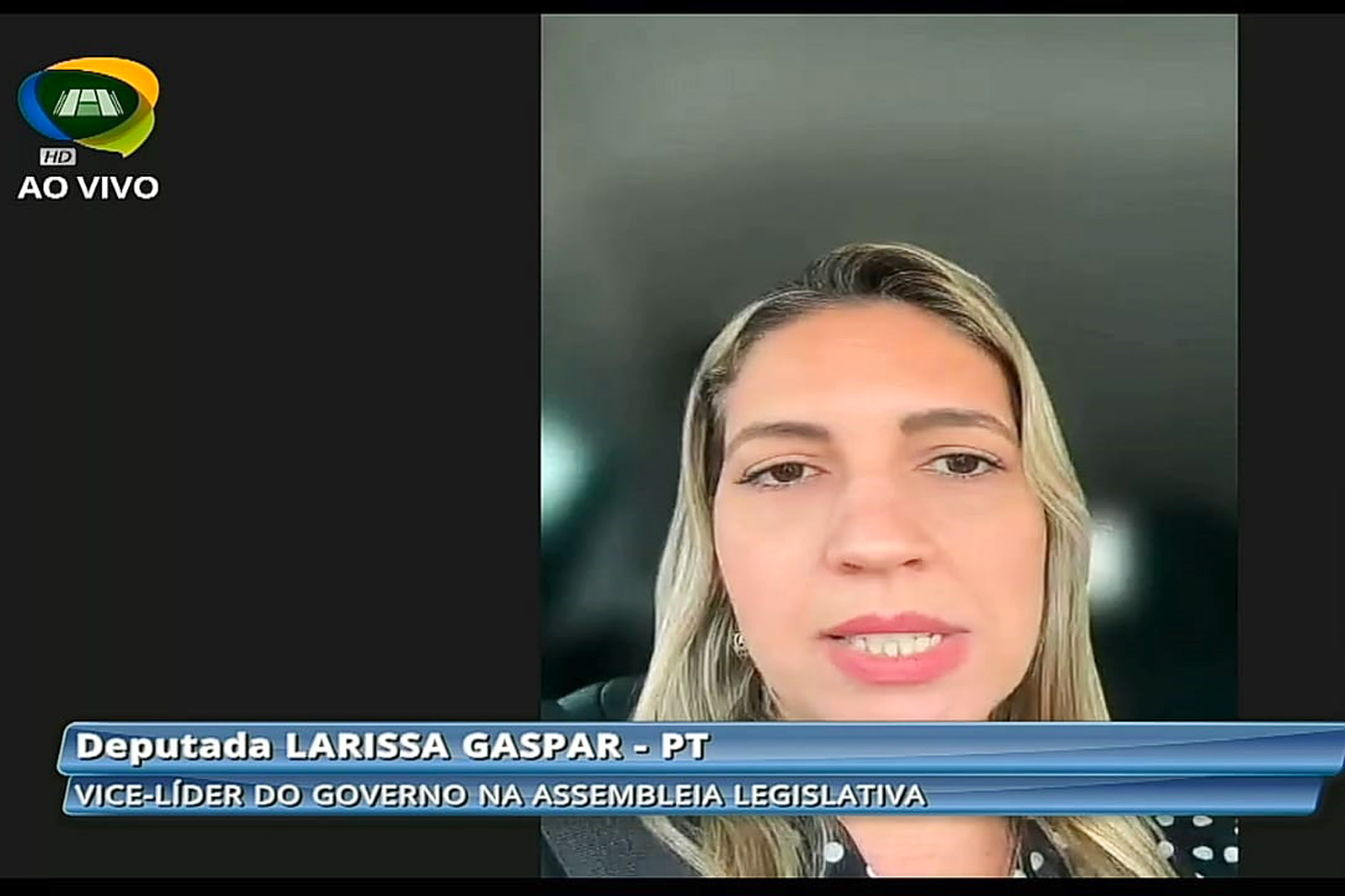 Deputada Larissa Gaspar (PT)