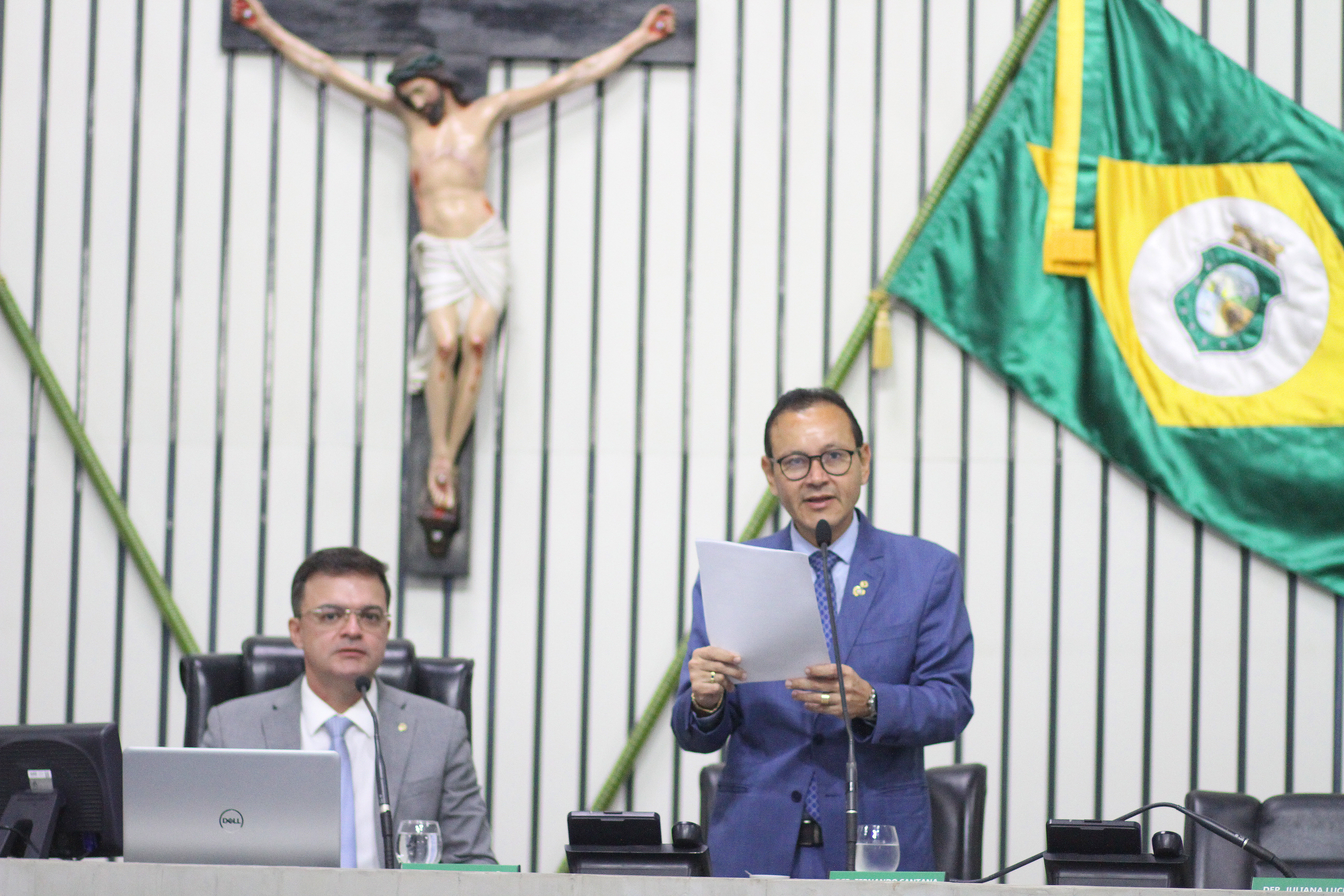 Abertura dos trabalhos da sessão legislativa desta quinta-feira