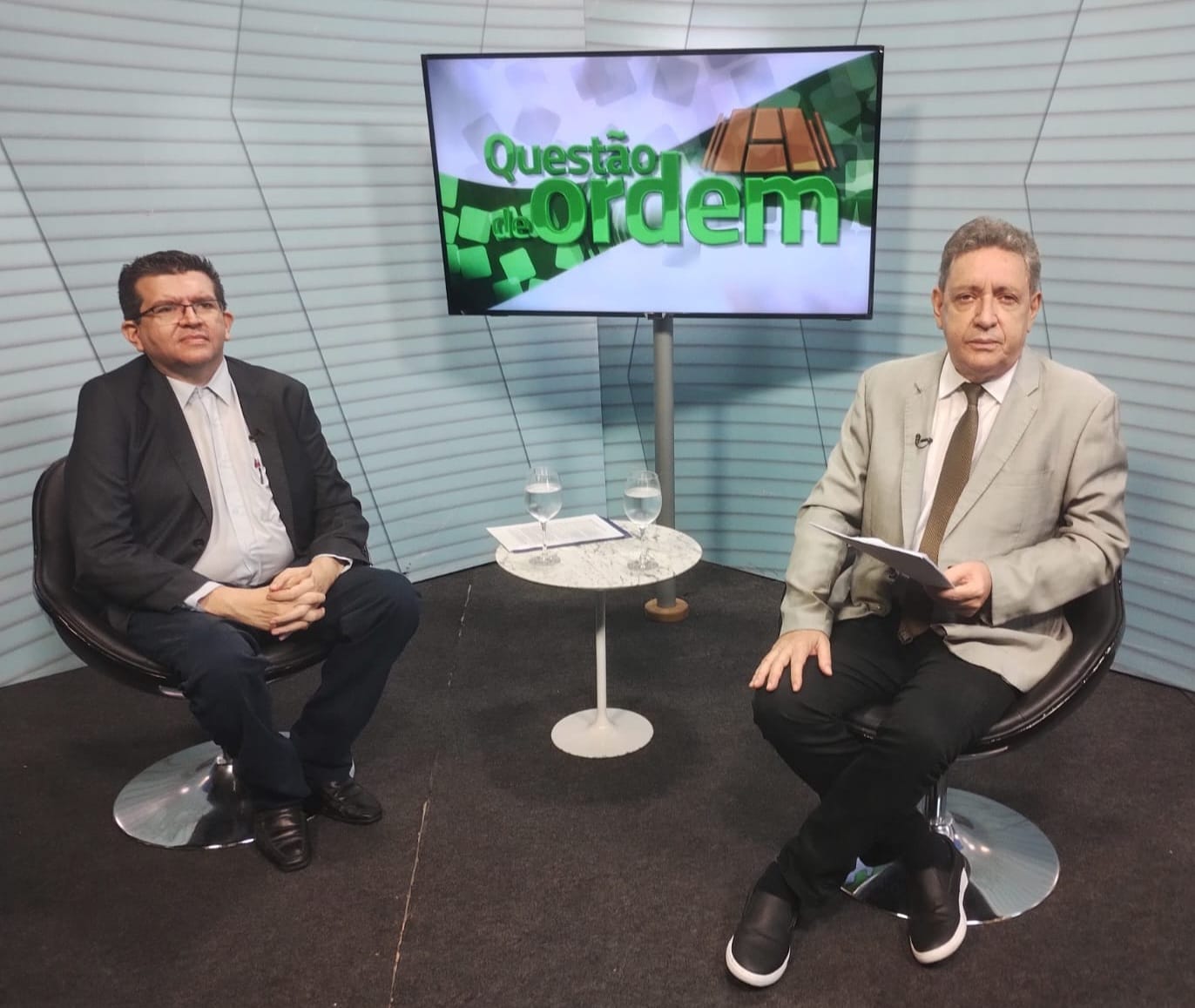 Jornalistas Salomão de Castro e Rento Abreu