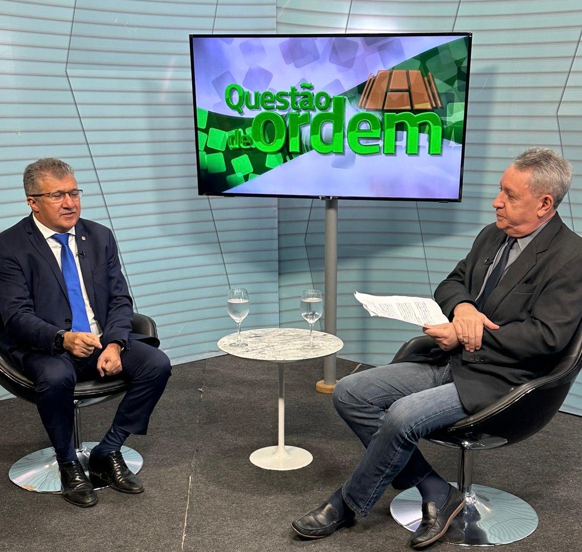 Deputado Antônio Henrique  e jornalista Renato Abreu