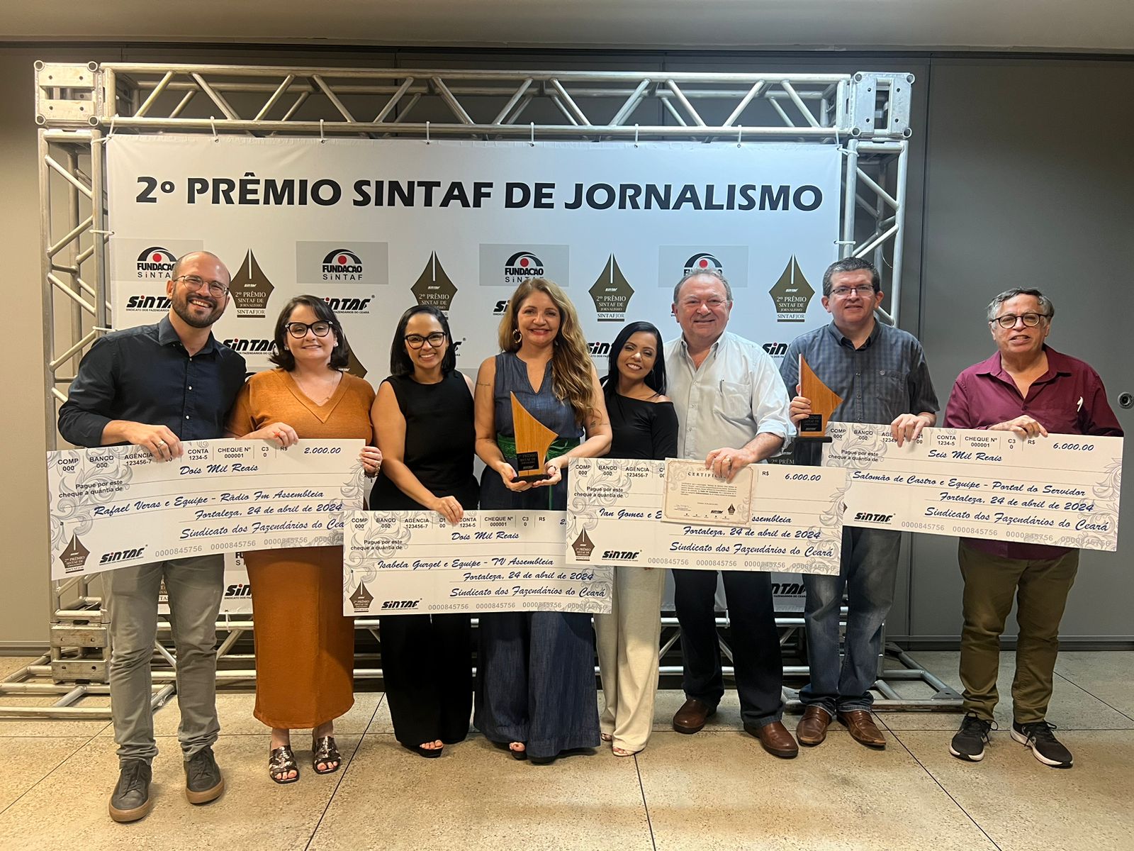 Veículos de comunicação da Alece vencem o 2º Prêmio Sintaf de Jornalismo