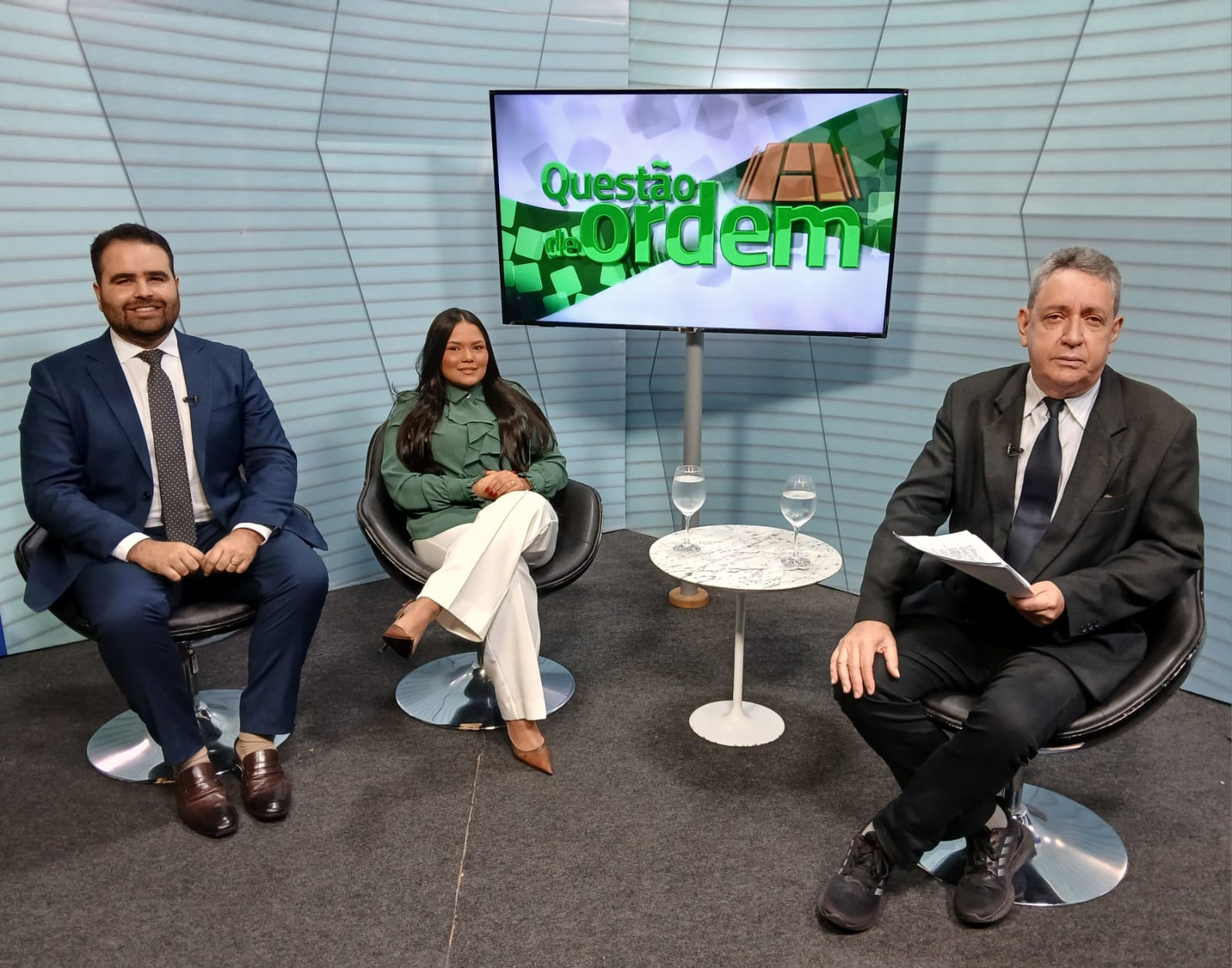 Advogados Hyan Silva Colaço, Dayane Nayara Colaço e jornalista Renato Abreu