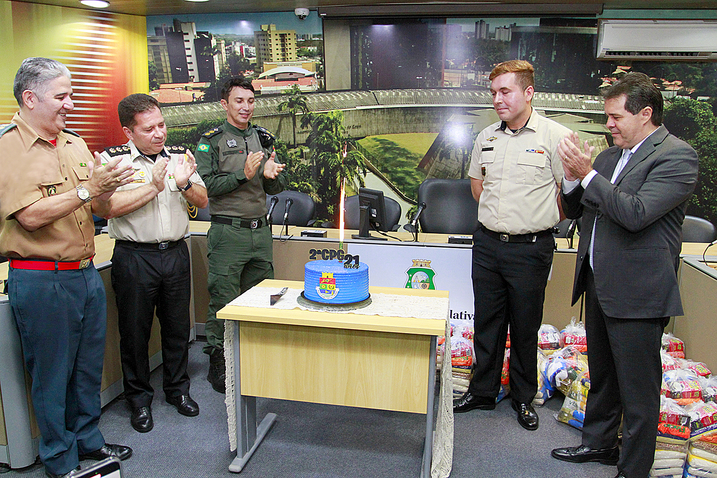Comemoração do 22° aniversário da 2ª Companhia de Policiamento de Guarda
