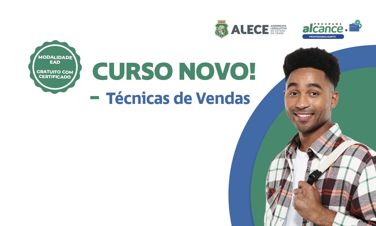 Programa Alcance lança o curso gratuito Técnicas de Vendas