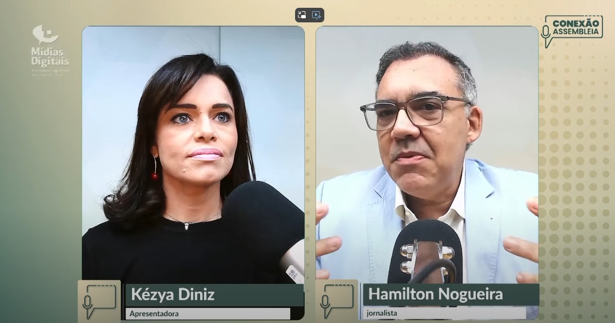 Conexão Assembleia recebe o jornalista Hamilton Nogueira