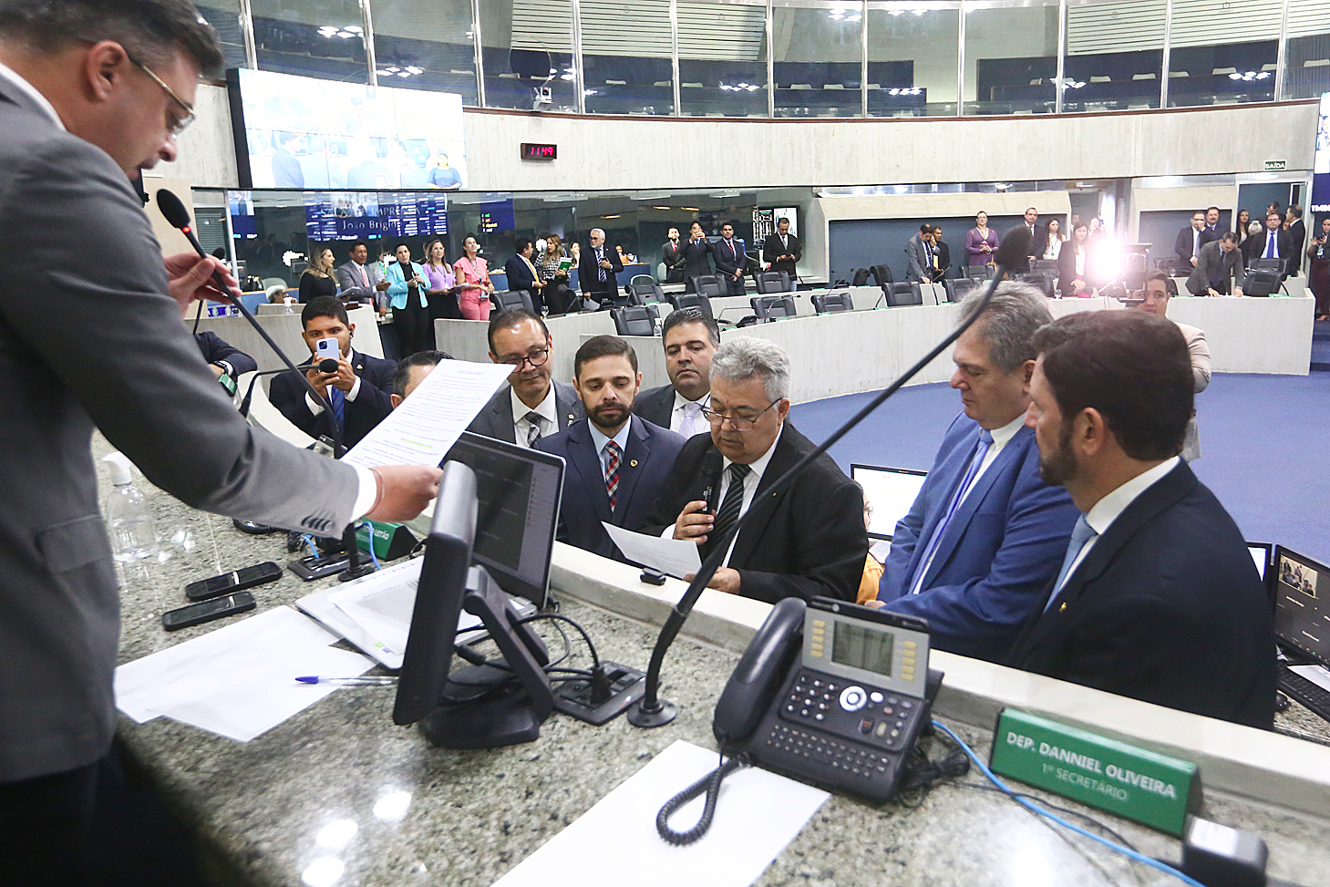 Posse do deputado suplente Tomaz Holanda (Avante)