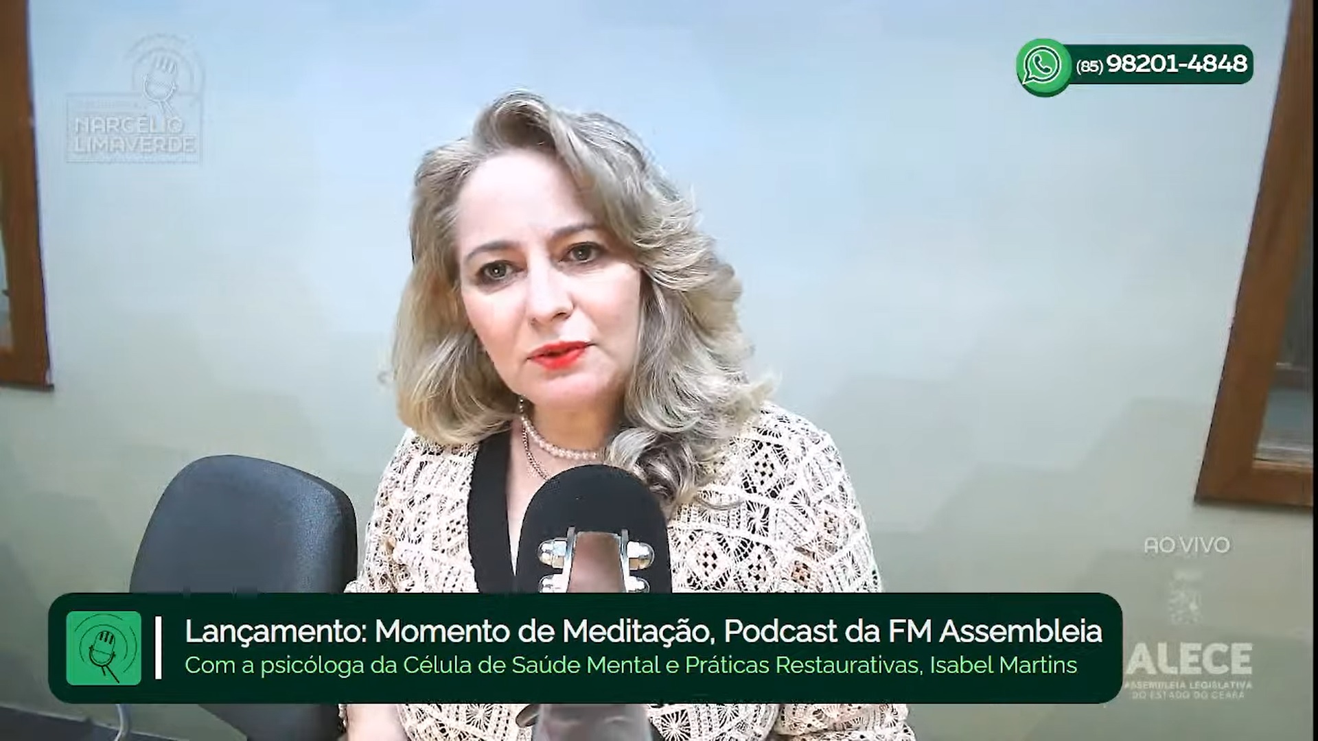 Novo podcast “Momento de Meditação” é lançado na Rádio FM Assembleia
