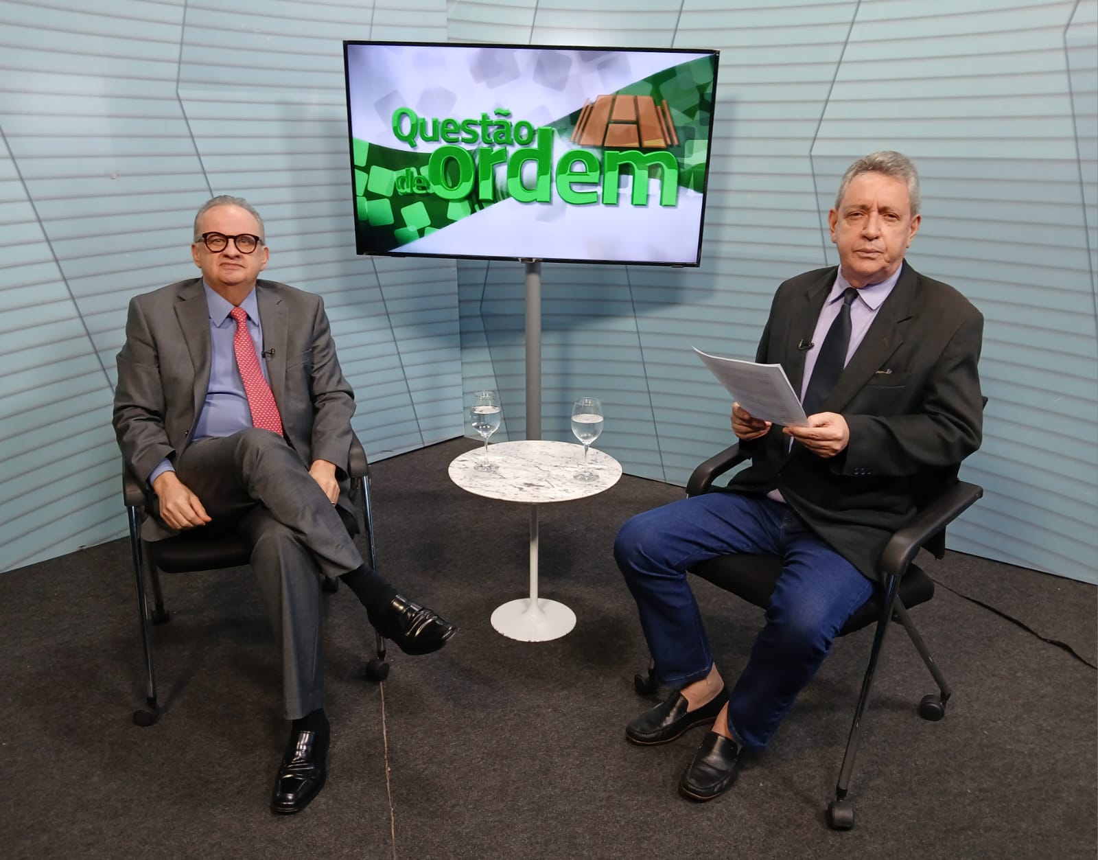 Advogado Fernandes Neto e jornalista Renato Abreu