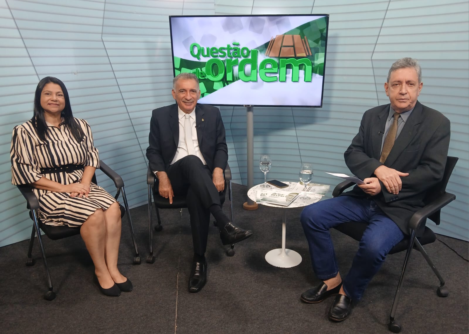 Nájila Cabral, Artur Bruno e Renato Abreu