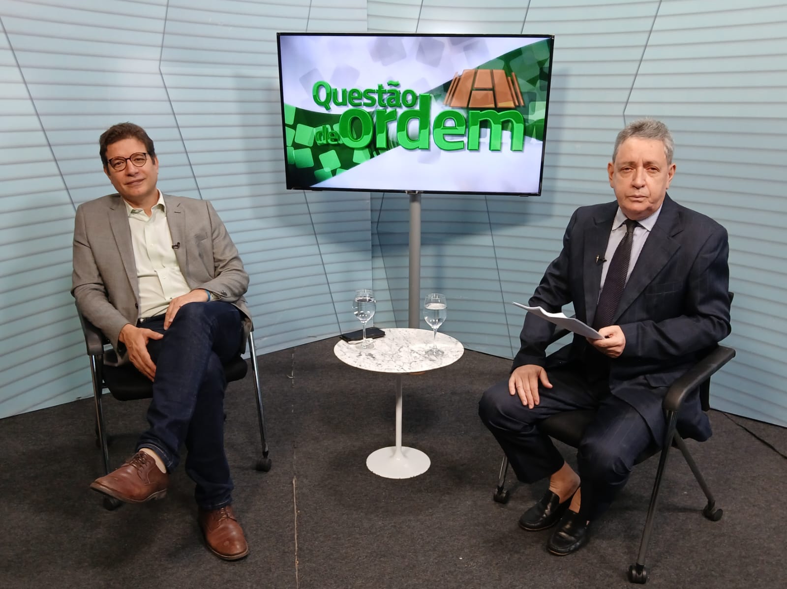 Deputado Renato Roseno e jornalista Renato Abreu