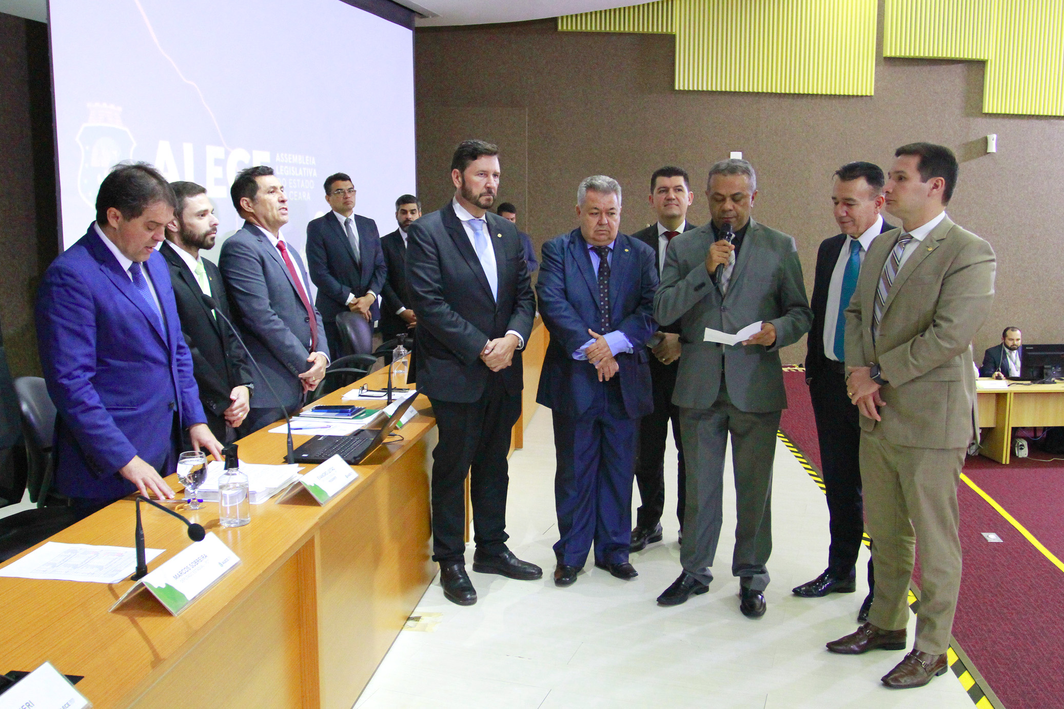 Posse do deputado suplente Evaldo Costa (Republicanos)