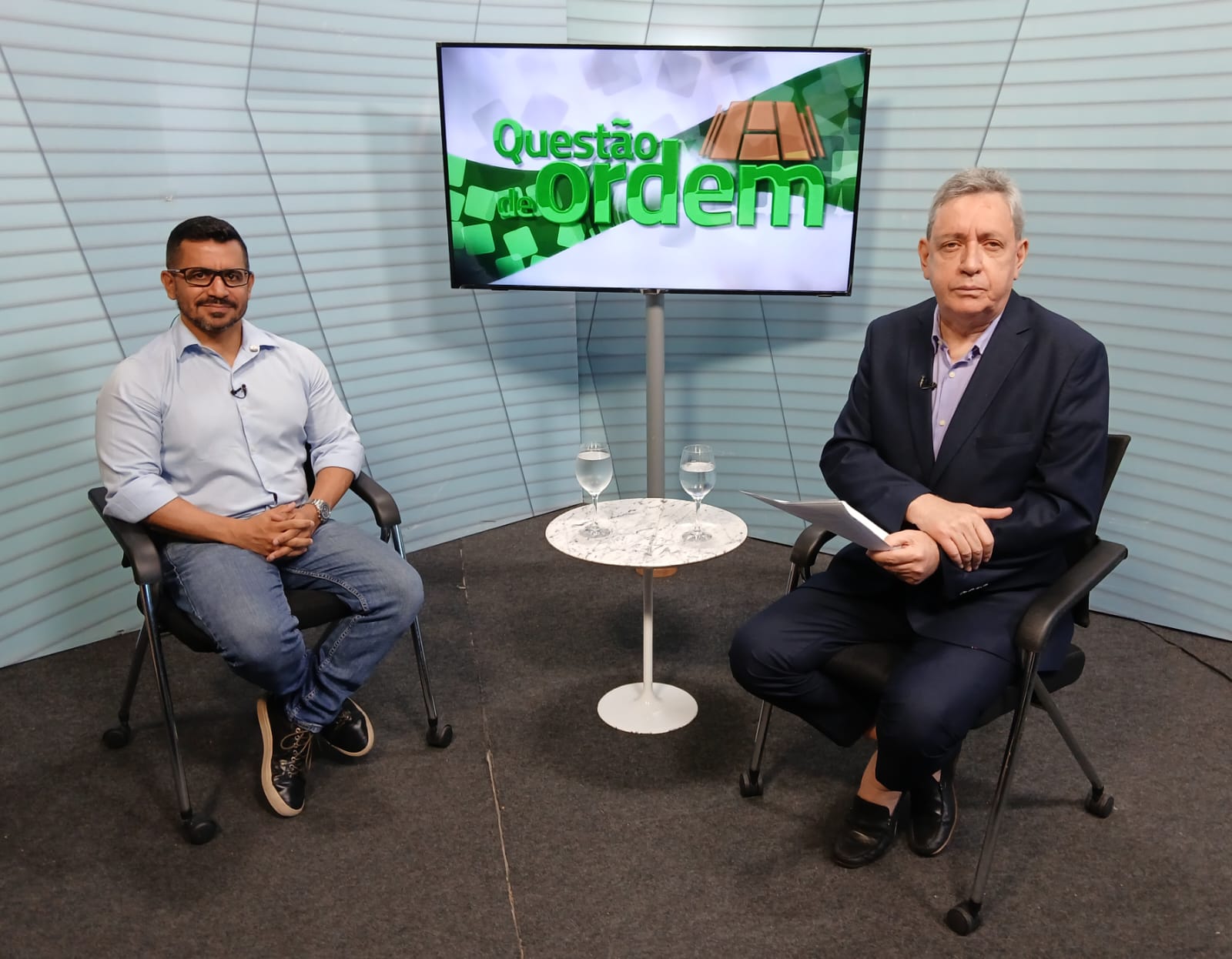 Biólogo João Hermínio e jornalista Renato Abreu