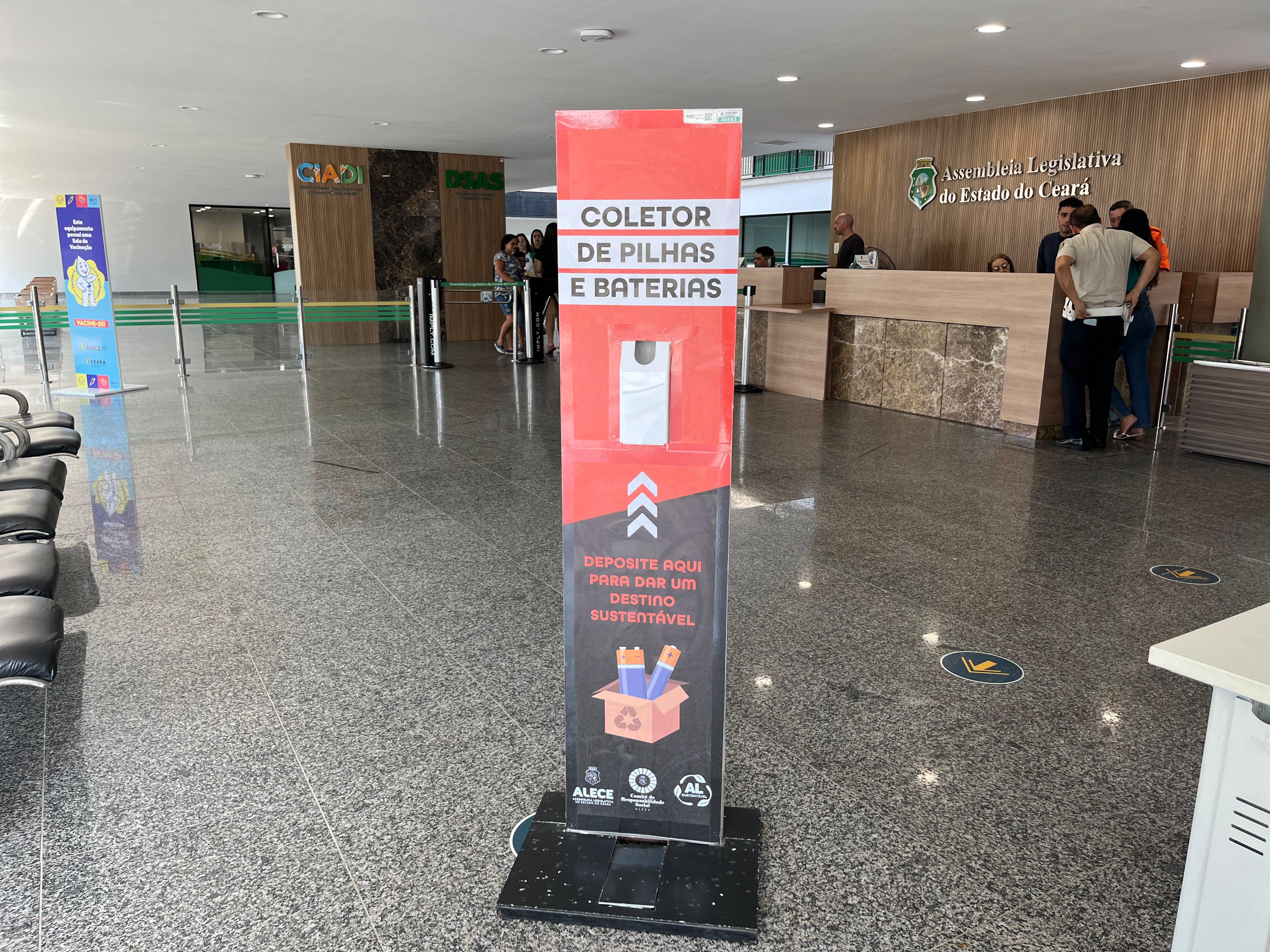 Alece arrecada mais de 200 kg de pilhas e baterias durante primeiro semestre