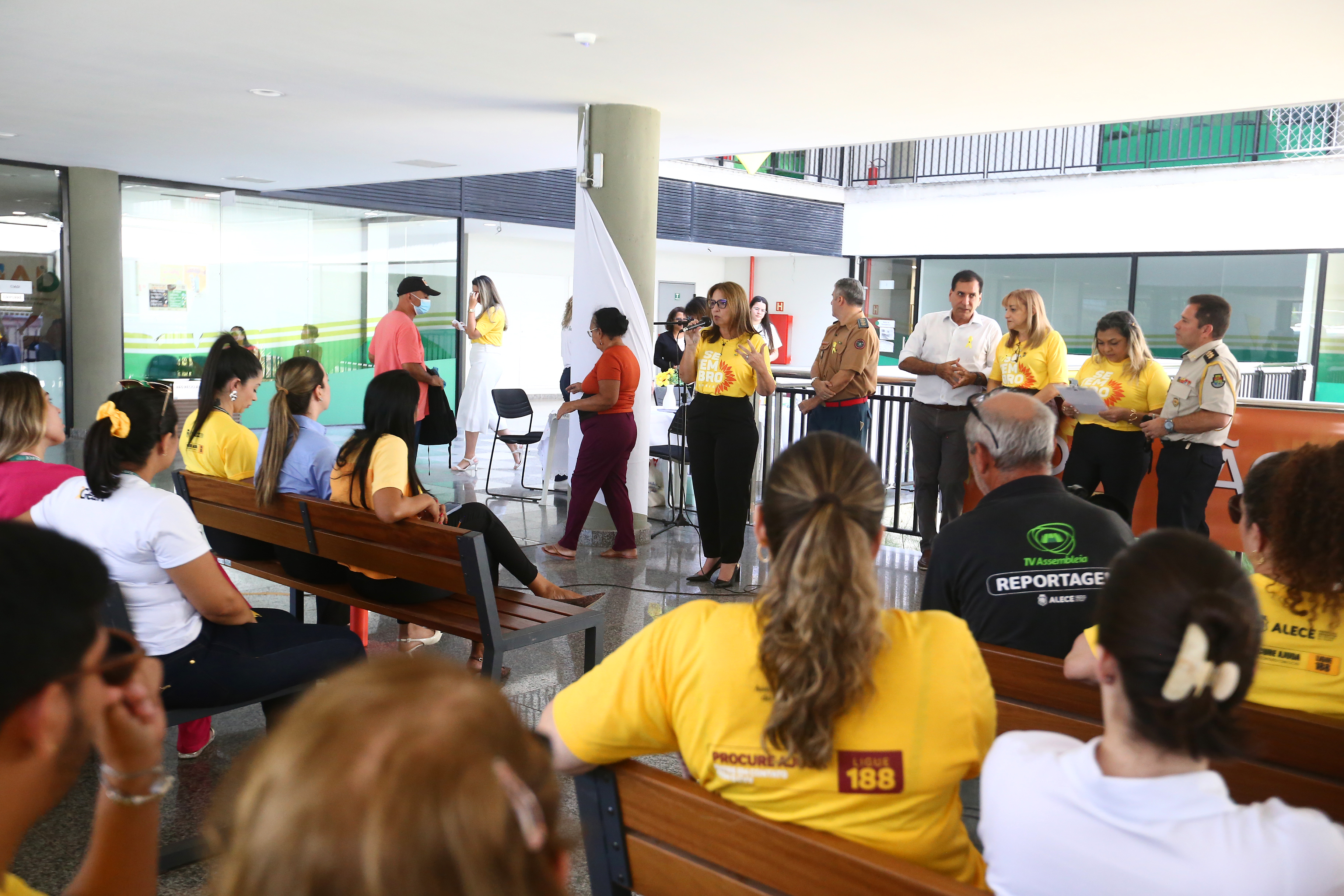 Alece dá início às ações da campanha Setembro Amarelo