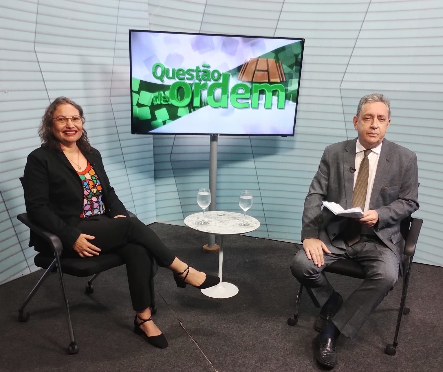 Psicóloga Alessandra Xavier e jornalista Renato Abreu