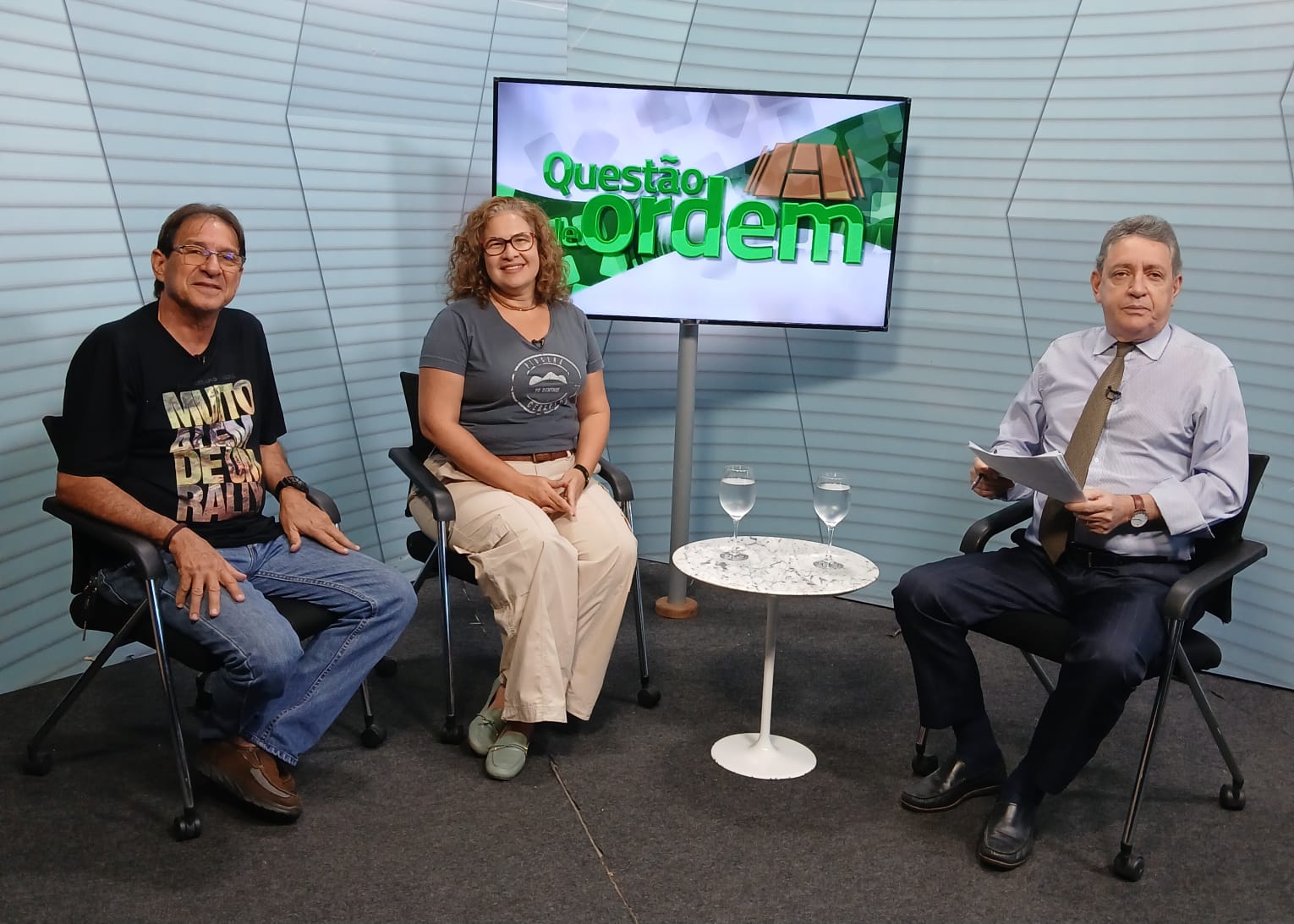 Ehrlich Cordão e Flávia Moreira, diretores do Rally Pioceará e jornalista Renato Abreu