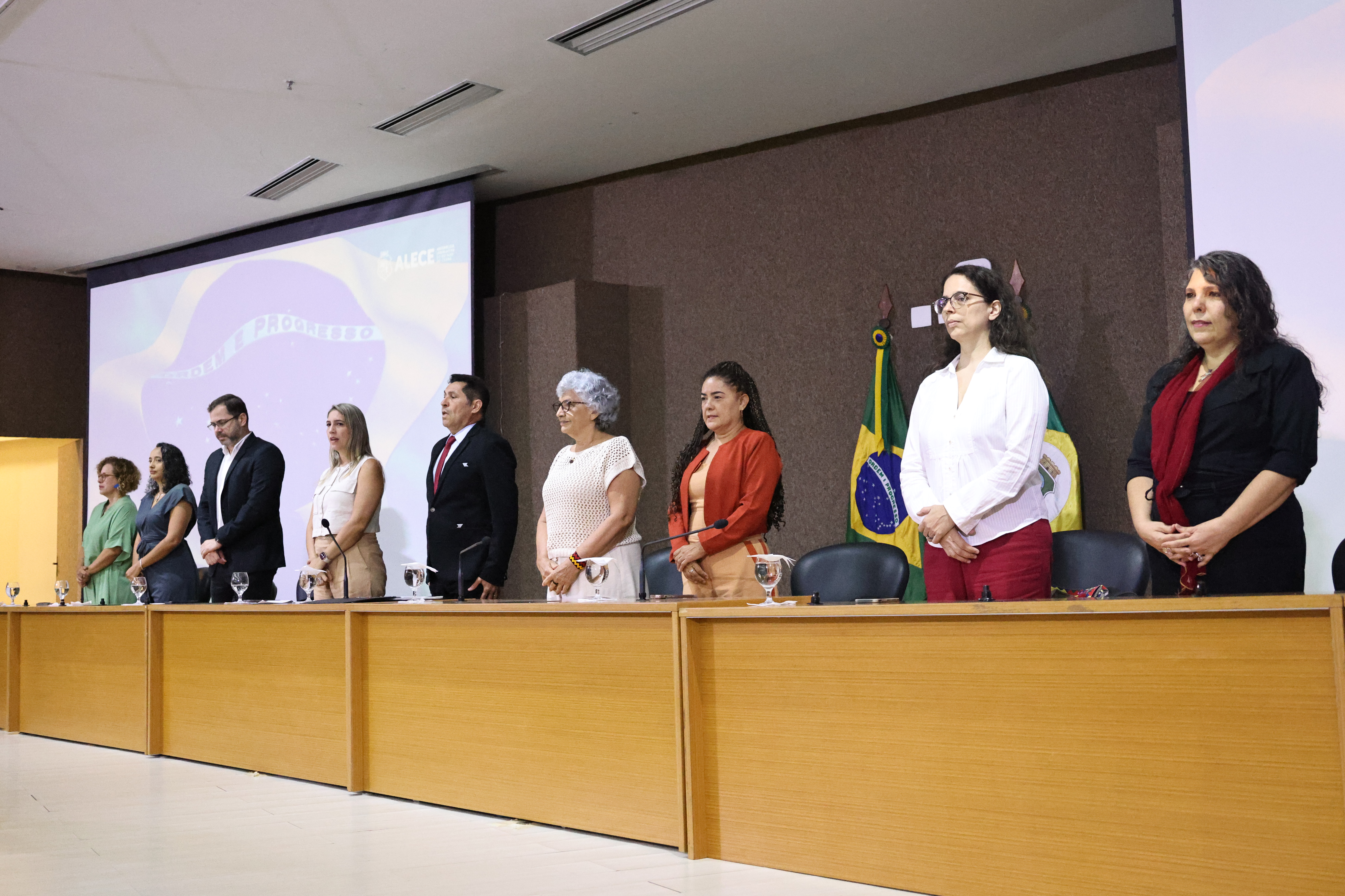Sessão solene foi realizada no Auditório Deputado João Frederico Ferreira Gomes. Foto: Marcos Moura/Alece