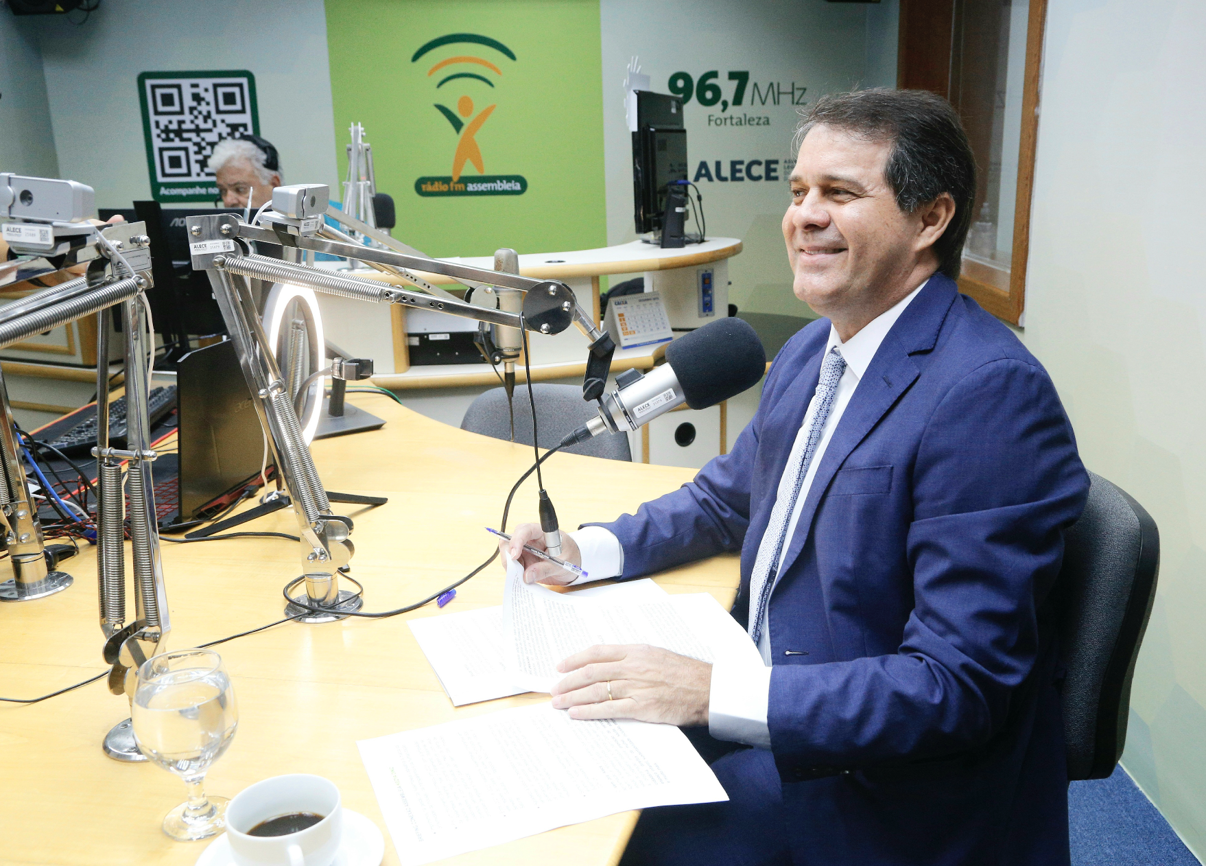 Presidente da Alece, deputado Evandro Leitão, participa do Conexão Assembleia - Foto: José Leomar