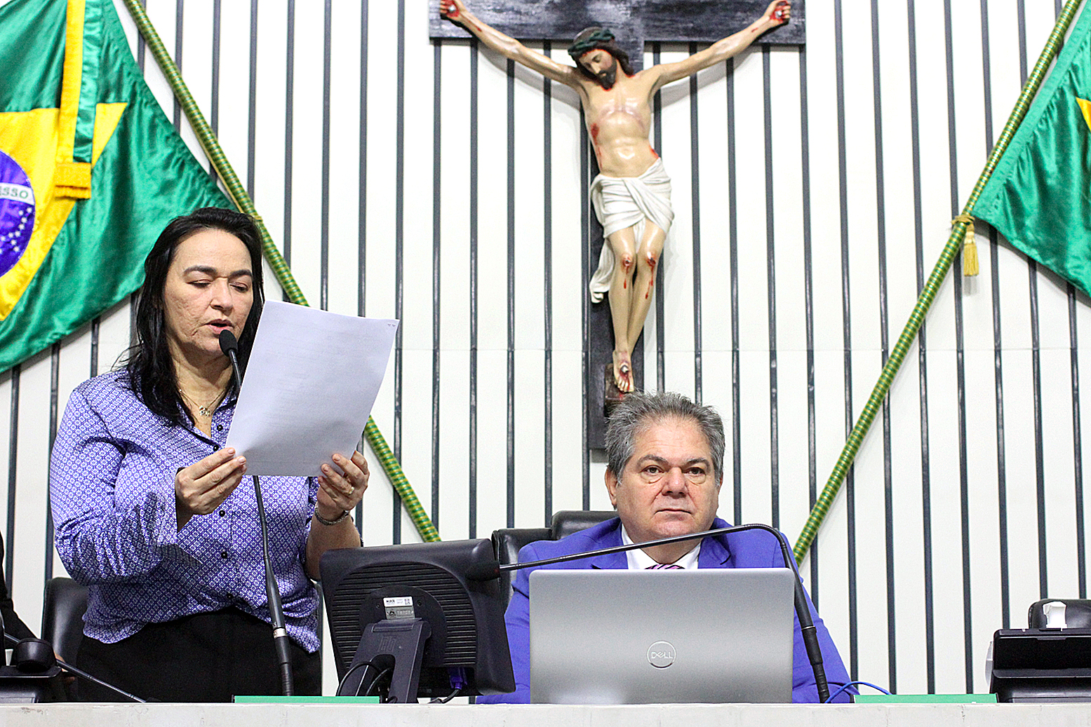 Abertura dos trabalhos da sessão legislativa desta quarta-feira