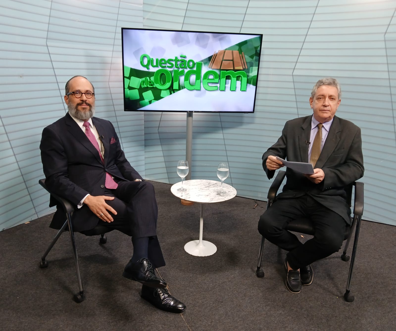 Advogado criminalista Rafael Mota e jornalista Renato Abreu