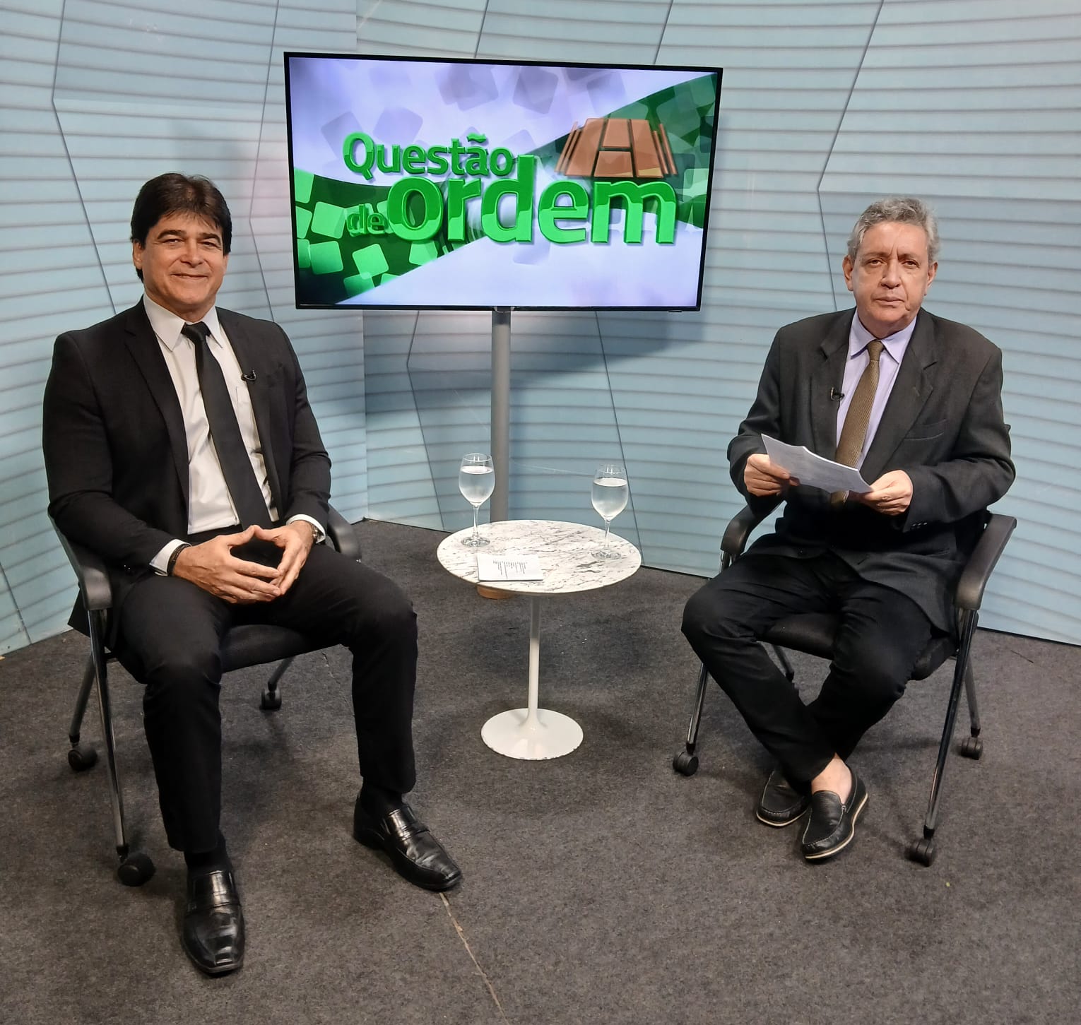 Diretor Legislativo da Alece, Fabrício Machado e Renato Abreu