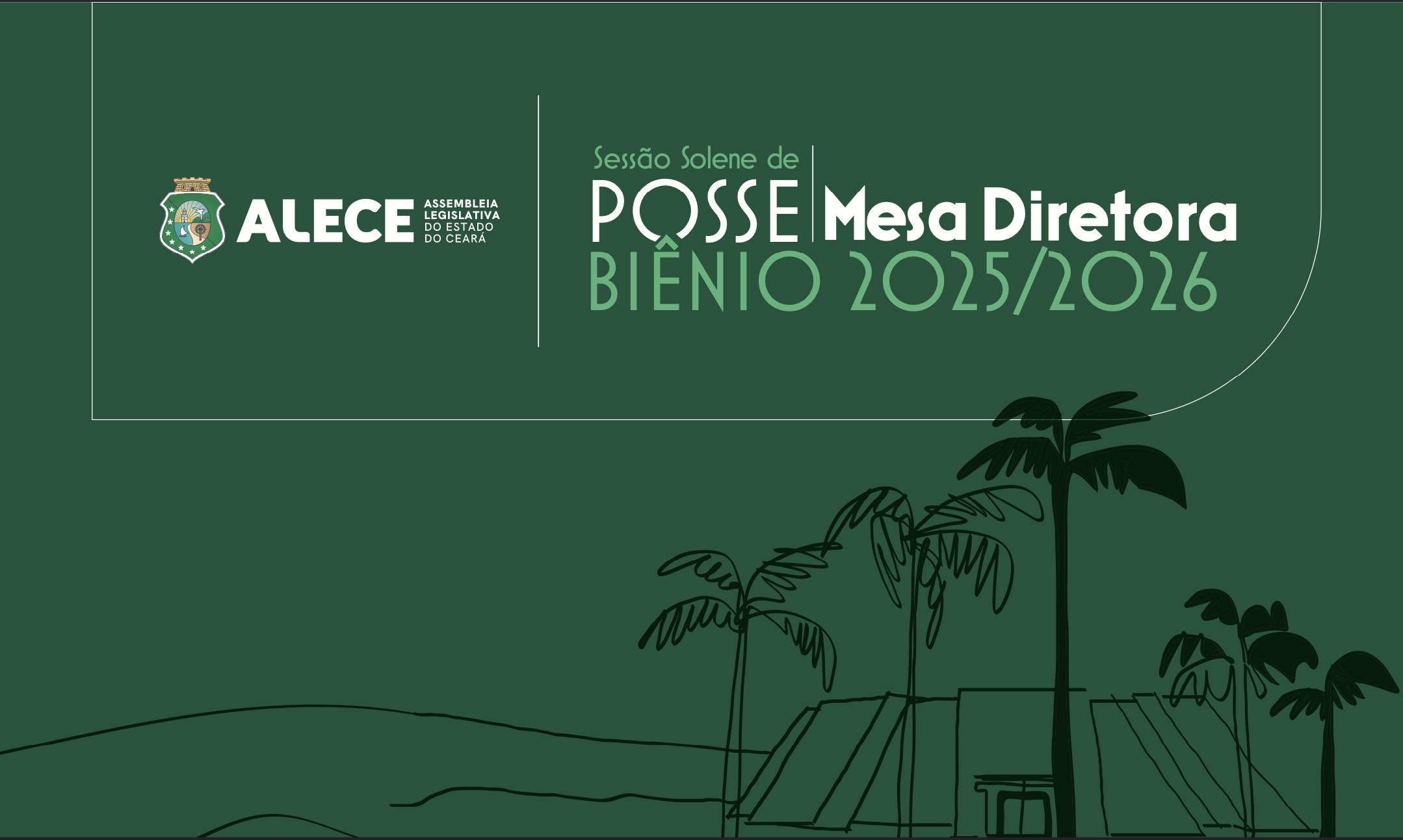 Mesa Diretora da Alece para o biênio 2025-2026 é empossada em 1º de fevereiro