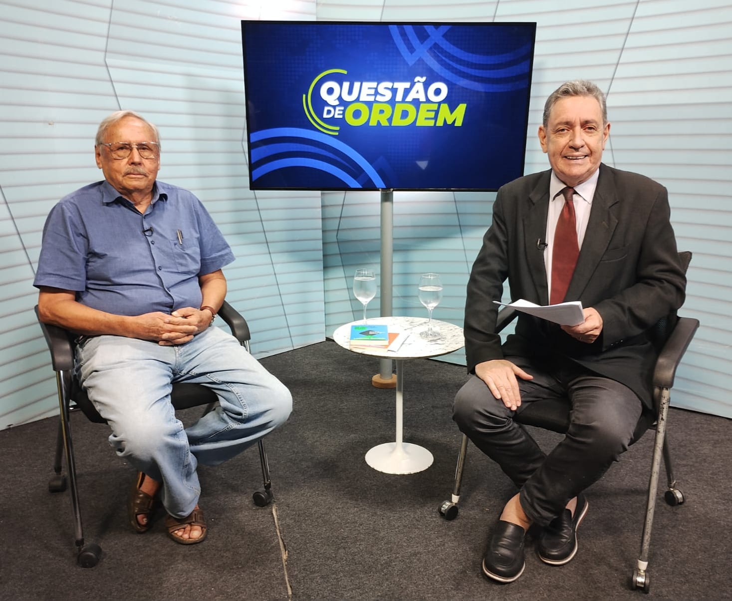 Economista Ladislau Dowbor e jornalista Renato Abreu