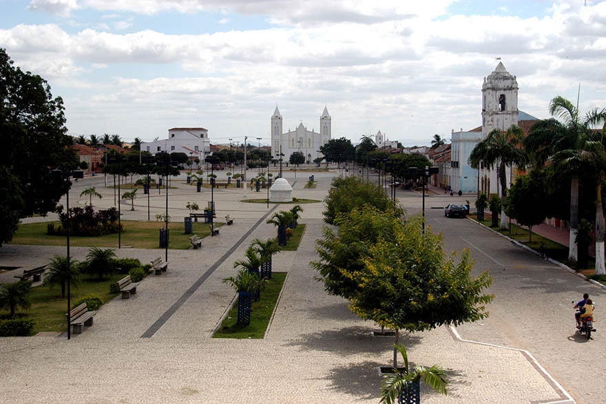 Praça do Largo do Theberge, em Icó