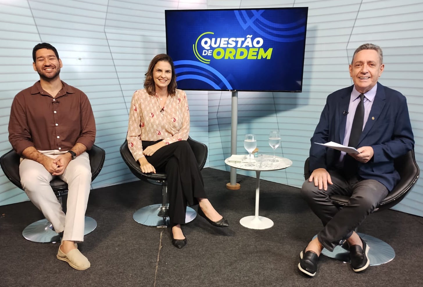 Supervisor da Célula de Sustentabilidade da Assembleia Legislativa da Alece, Yuri Passos, mestre em Administração, Maria Helena Botelho e jornalista Renato Abreu