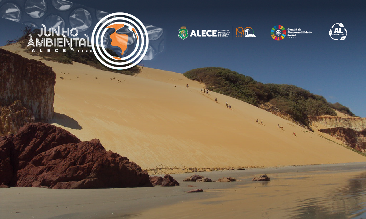 Dunas da Praia de Ponta Grossa, em Icapuí (CE)